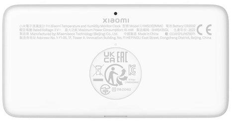 Xiaomi - Estação de Monitorização de Temperatura e Humidade Xiaomi Clock