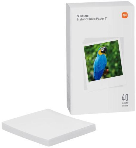 Xiaomi - Papel Fotográfico Xiaomi Instant Photo Paper 3 40 Folhas para Xiaomi 1S Set