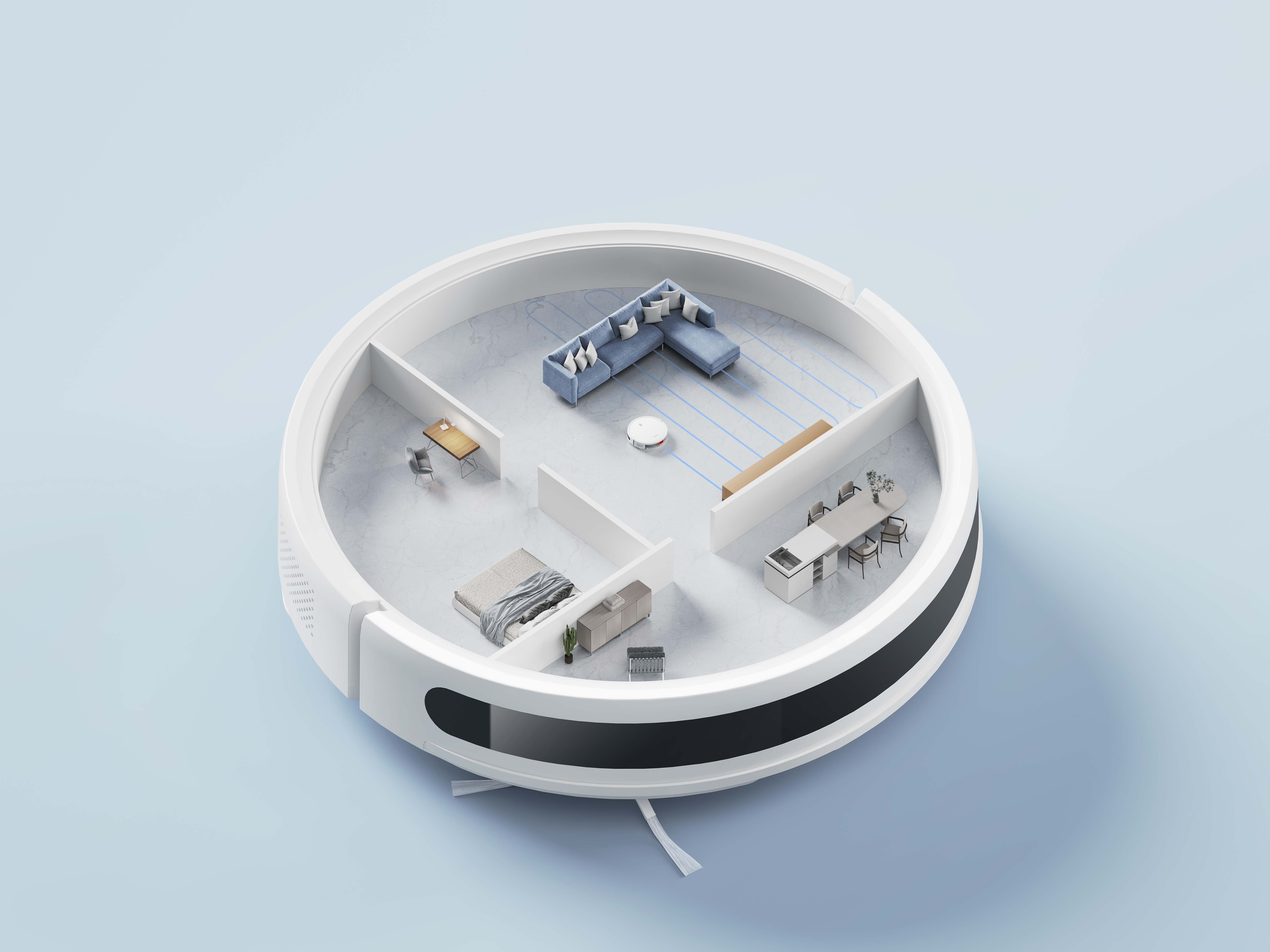 Xiaomi - Aspirador Robô Xiaomi Robot Vacuum E10