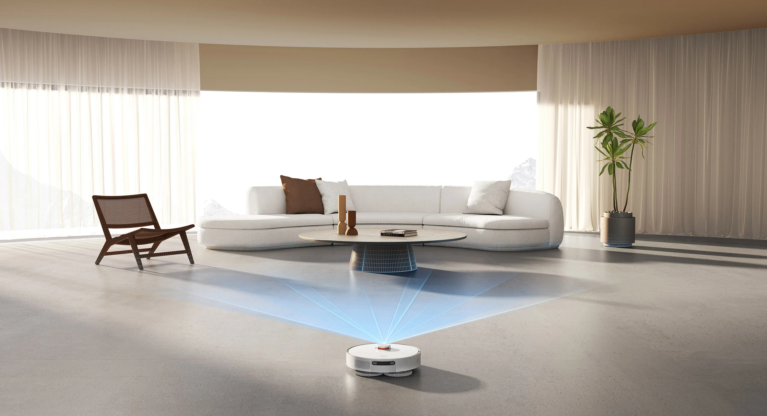 Xiaomi - Aspirador Robô Xiaomi Robot Vacuum X20+ com Base Autolimpeza
