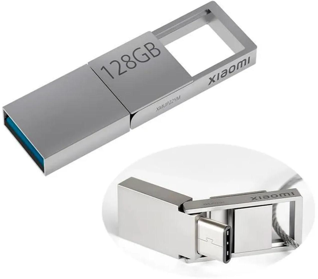 Xiaomi - Pen Drive Xiaomi Dual-interface 128GB Prateado