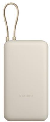 Xiaomi - Power Bank Xiaomi 33W 20000mAh (Cabo Integrado) Castanho