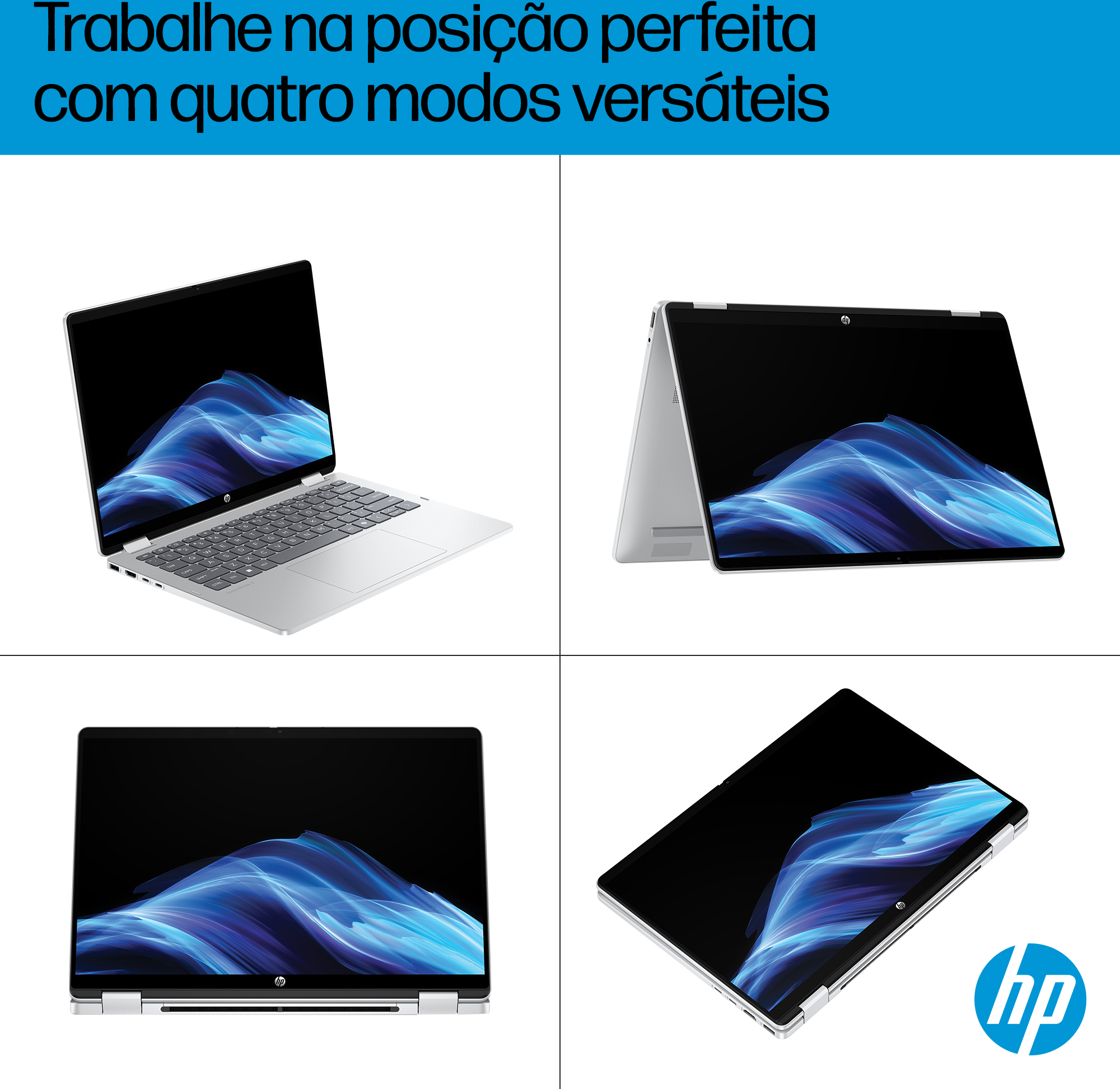 HP - Portátil HP OmniBook 5 Flip 14-fp0000np 14" i7 150U 16GB DDR5 1TB Intel Graphics 2K Win11