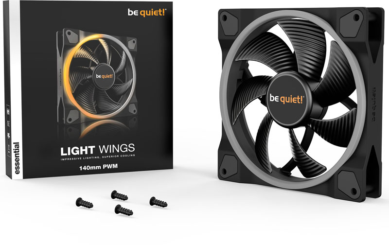 be quiet! - Ventoinha be quiet! Light Wings PWM 140mm