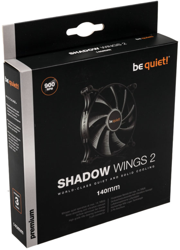 be quiet! - Ventoinha be quiet! Shadow Wings 2 140mm