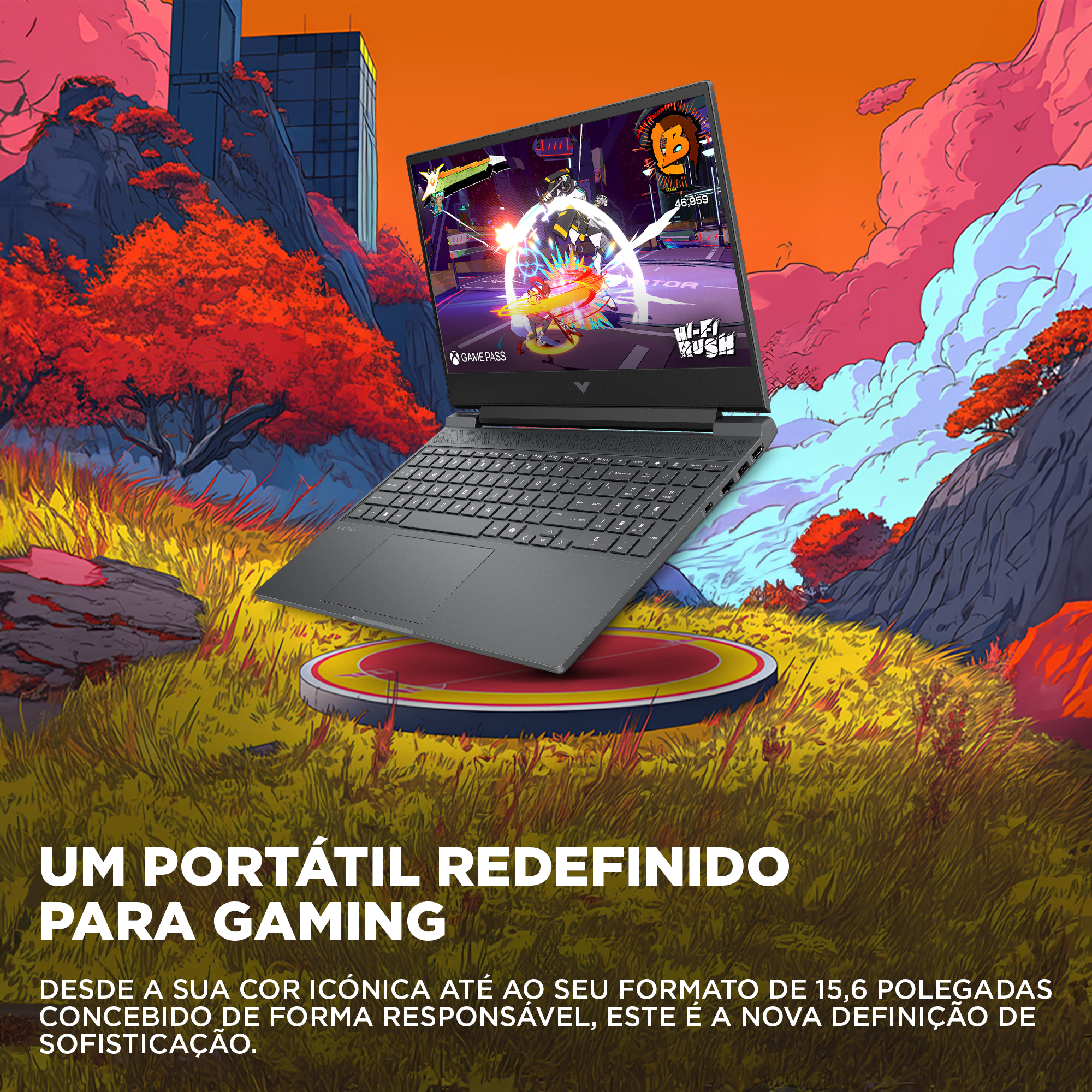 HP - Portátil HP Victus 15-fb3030np 15.6" Ryzen 5 240 24GB DDR5 1TB RTX 5050 FHD 144Hz