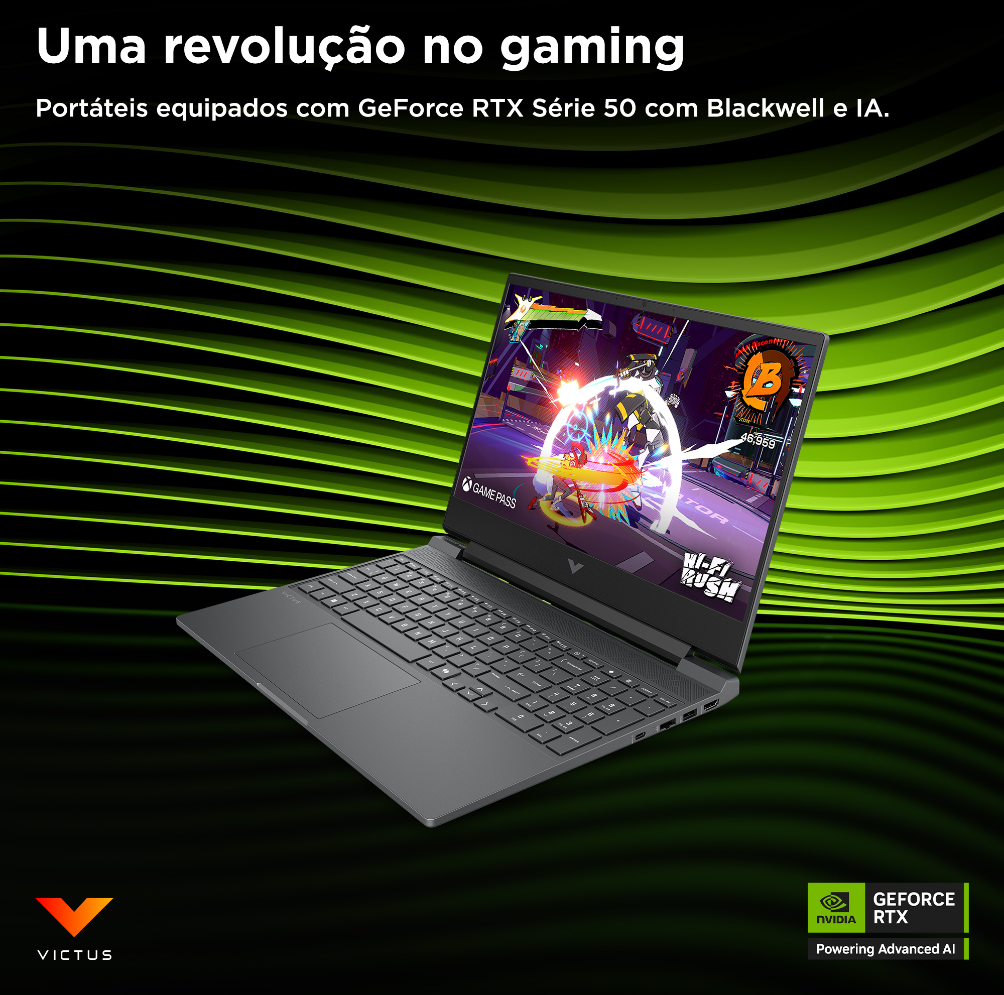 HP - Portátil HP Victus 15-fb3030np 15.6" Ryzen 5 240 24GB DDR5 1TB RTX 5050 FHD 144Hz