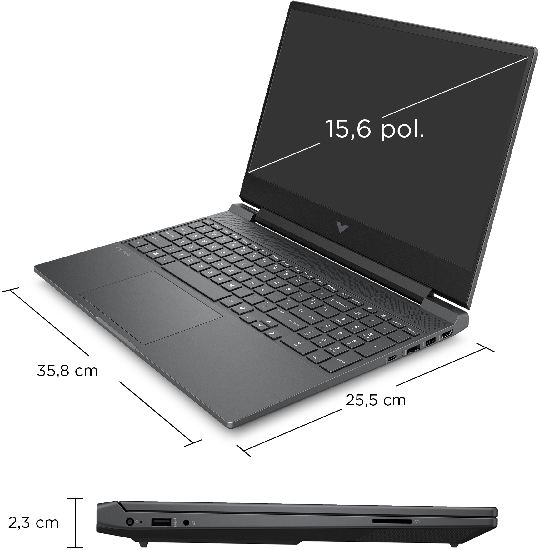 HP - Portátil HP Victus 15-fb3030np 15.6" Ryzen 5 240 24GB DDR5 1TB RTX 5050 FHD 144Hz