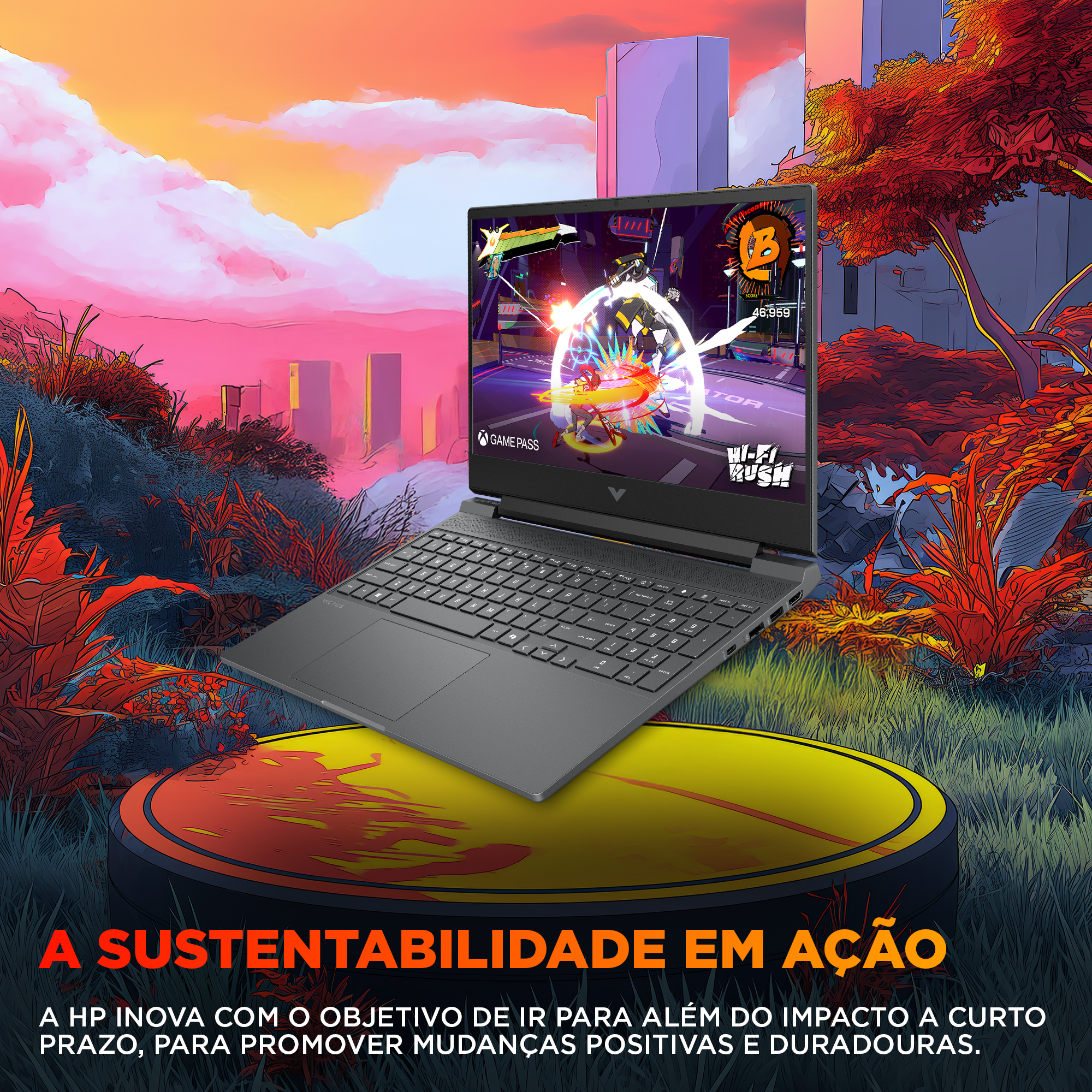 HP - Portátil HP Victus 15-fb3030np 15.6" Ryzen 5 240 24GB DDR5 1TB RTX 5050 FHD 144Hz