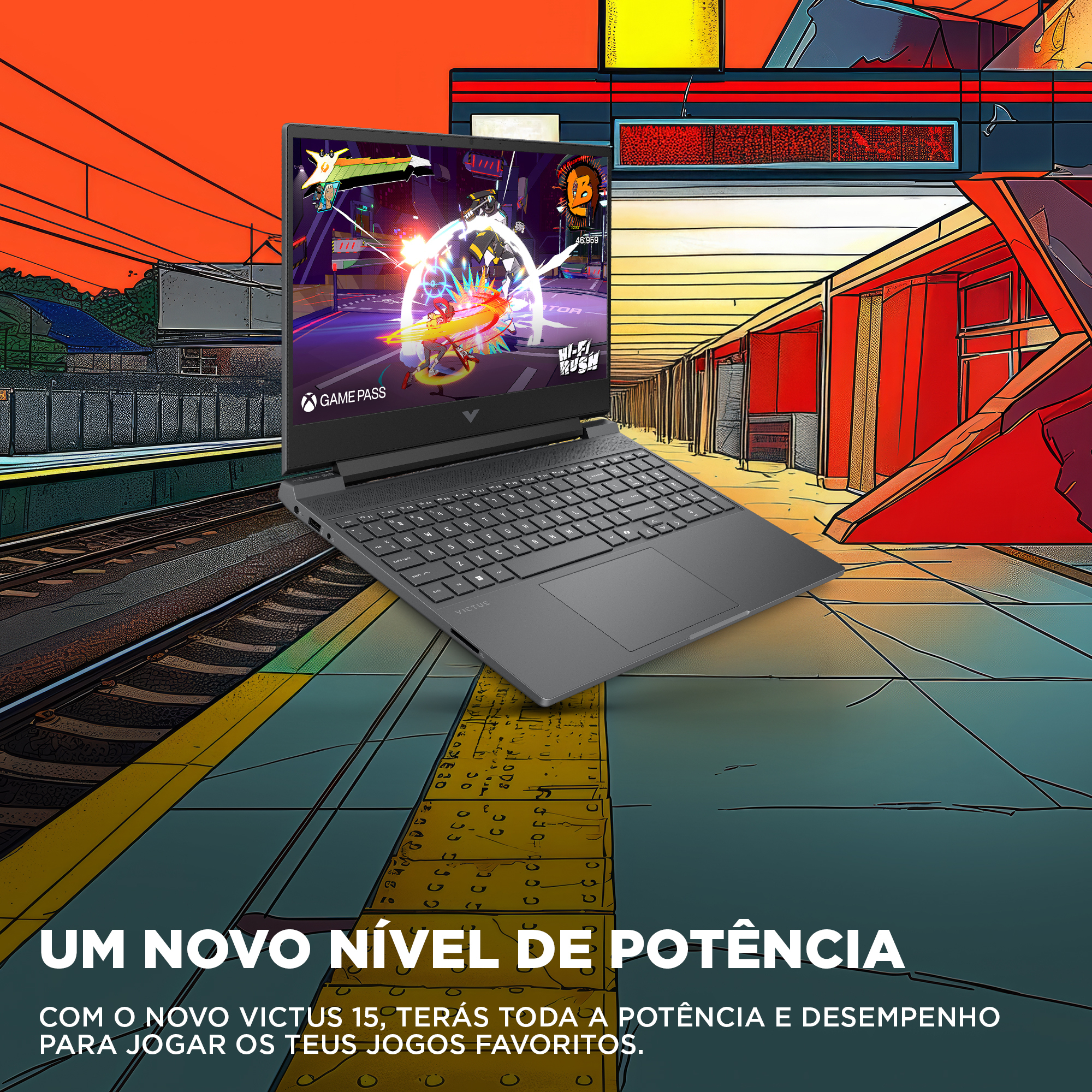 HP - Portátil HP Victus 15-fb3030np 15.6" Ryzen 5 240 24GB DDR5 1TB RTX 5050 FHD 144Hz