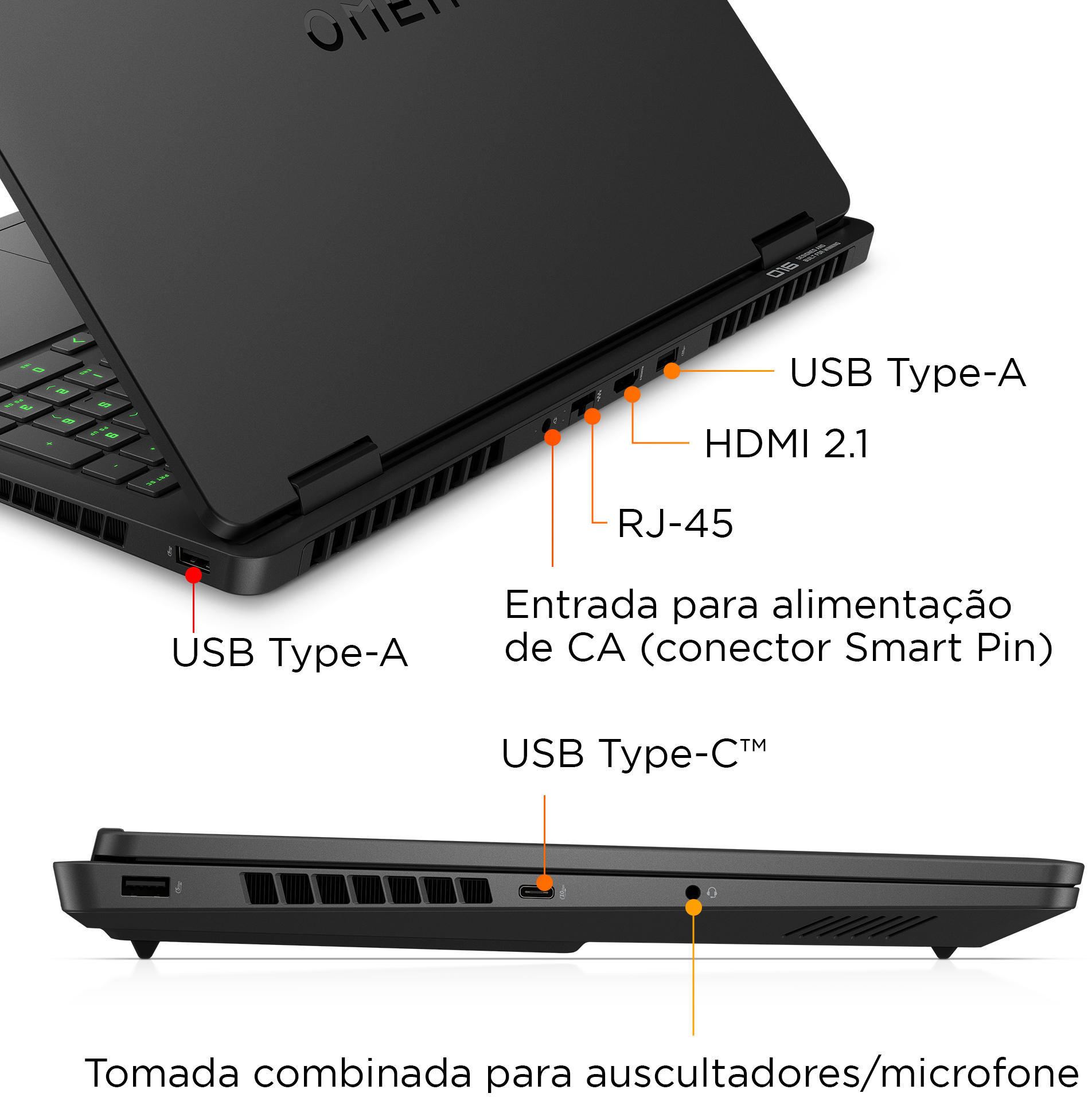 HP - Portátil HP OMEN 16-am0016np 16" i7-14650HX 32GB DDR5 1TB RTX 5070 WUXGA 165Hz