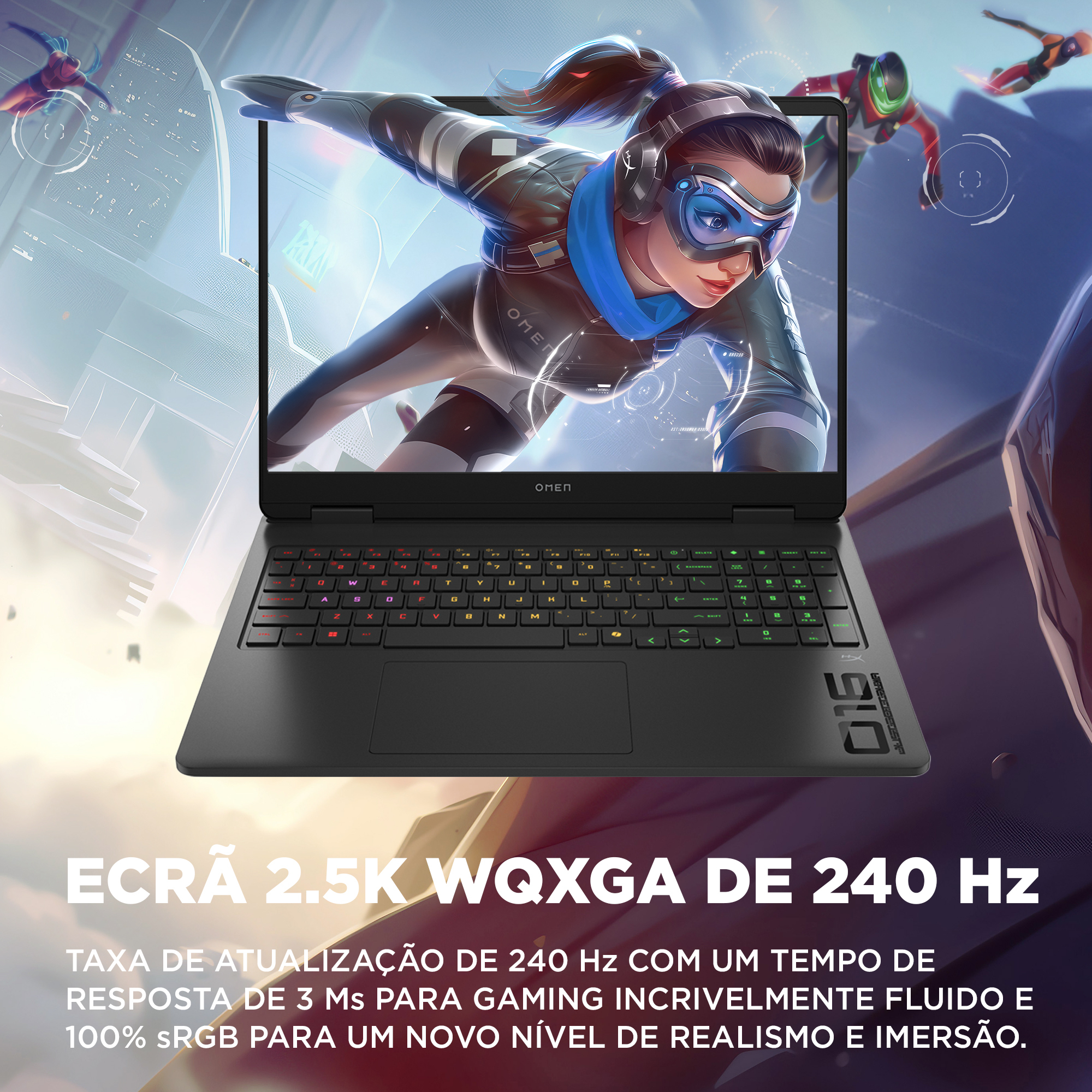 HP - Portátil HP OMEN 16-am0016np 16" i7-14650HX 32GB DDR5 1TB RTX 5070 WUXGA 165Hz