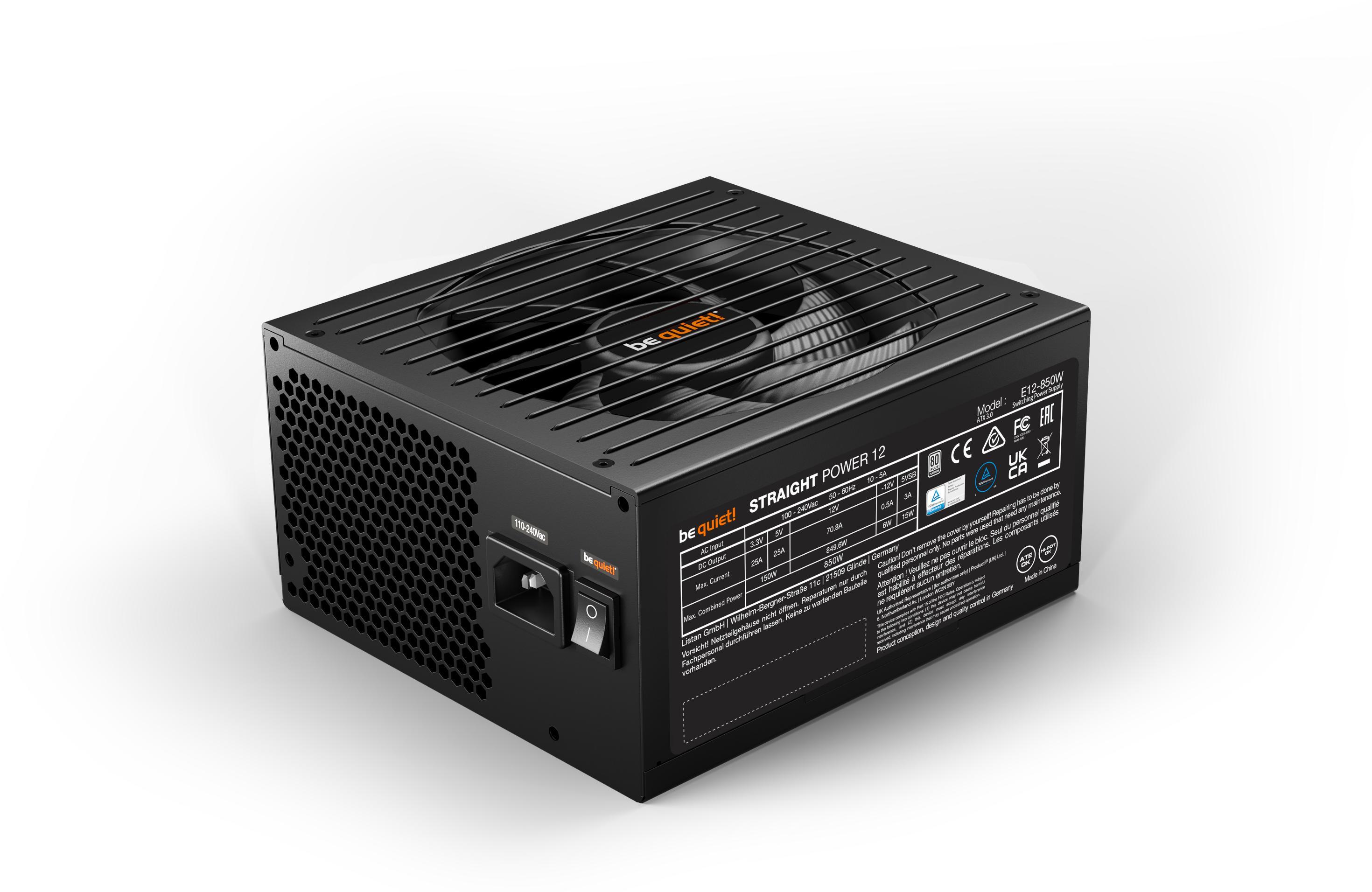 - Fonte de Alimentação ATX 3.1 be quiet! Straight Power 850W PCIE 5.1