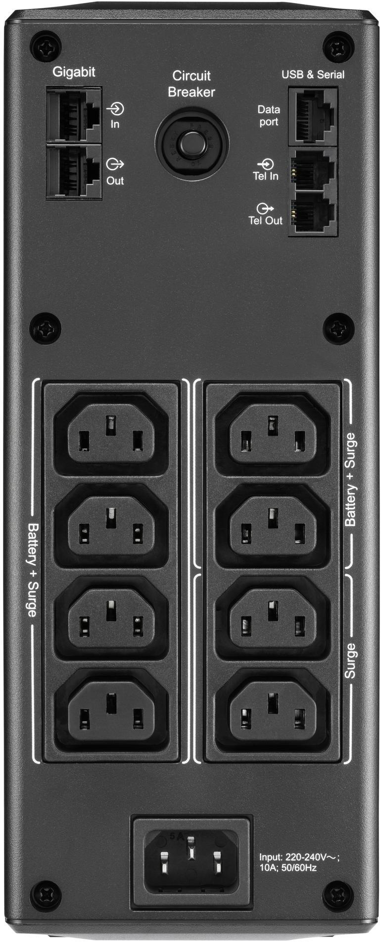 APC - UPS APC Back-UPS Pro BR 1600VA 8 Tomadas AVR Interface LCD