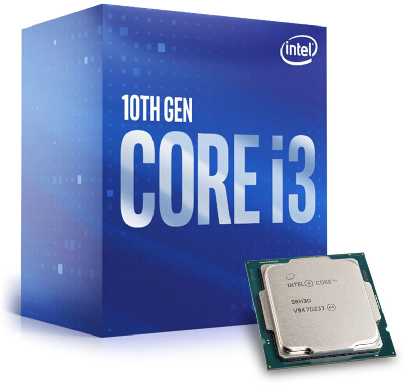 Processador Intel Core i3 10100 4-Core (3.6GHz-4.3GHz) 6MB Skt1200