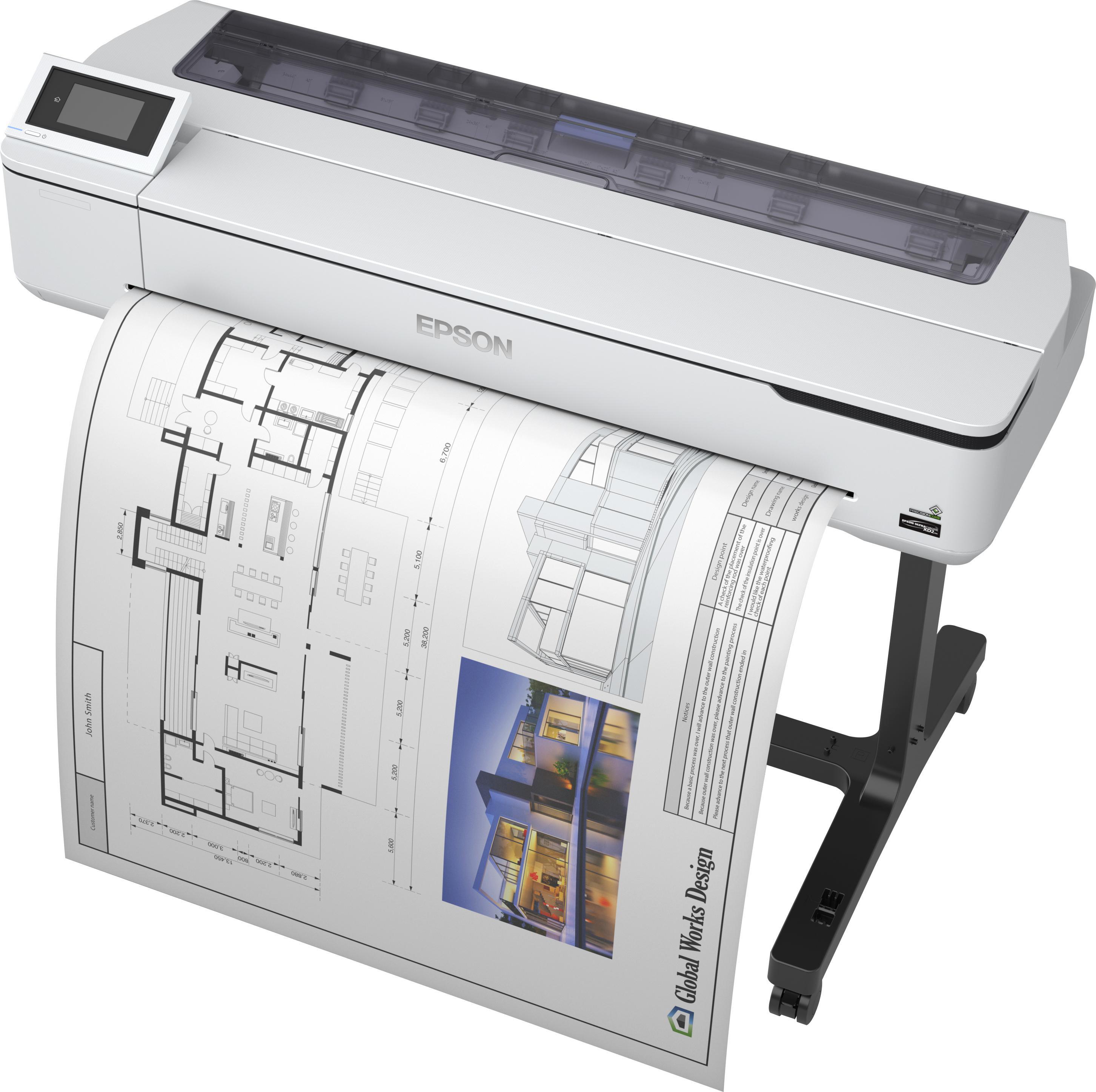 Epson - Impressora Epson SureColor SC-T5100 Grande Formato Wi-Fi