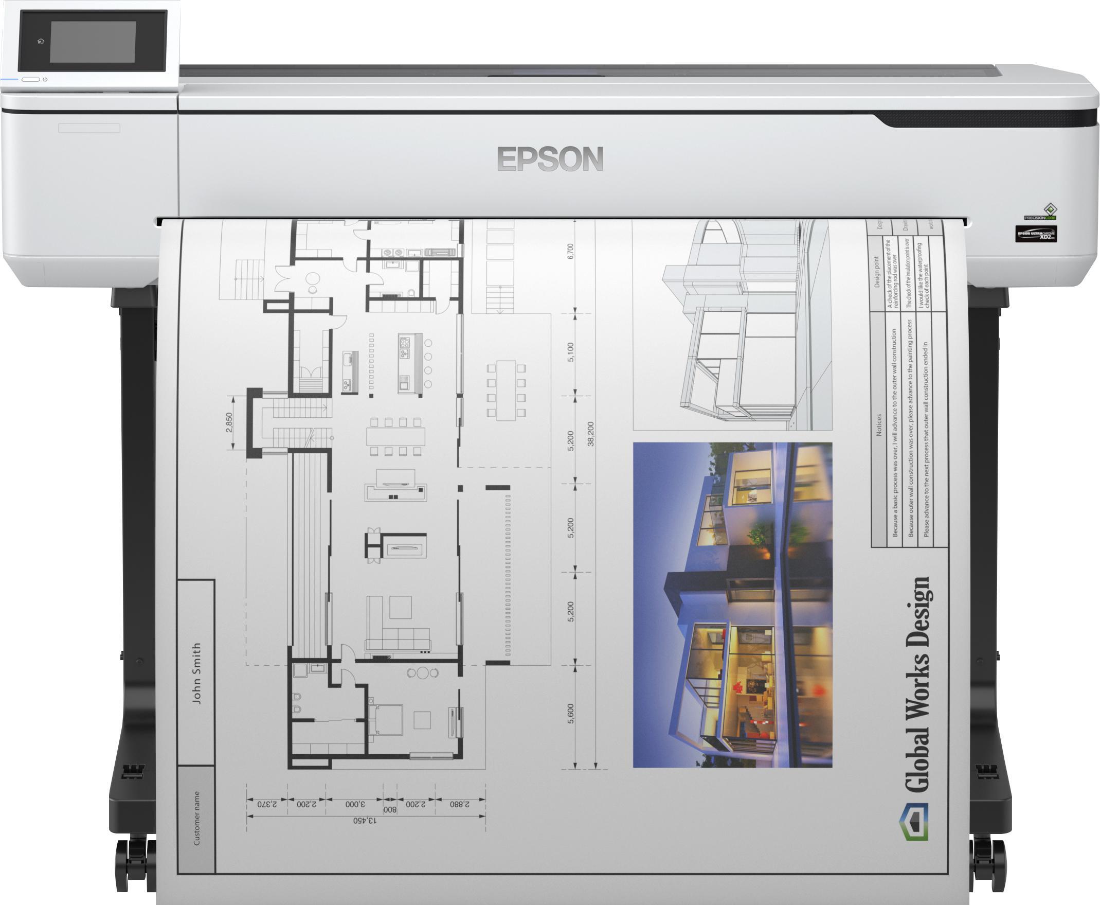 Epson - Impressora Epson SureColor SC-T5100 Grande Formato Wi-Fi