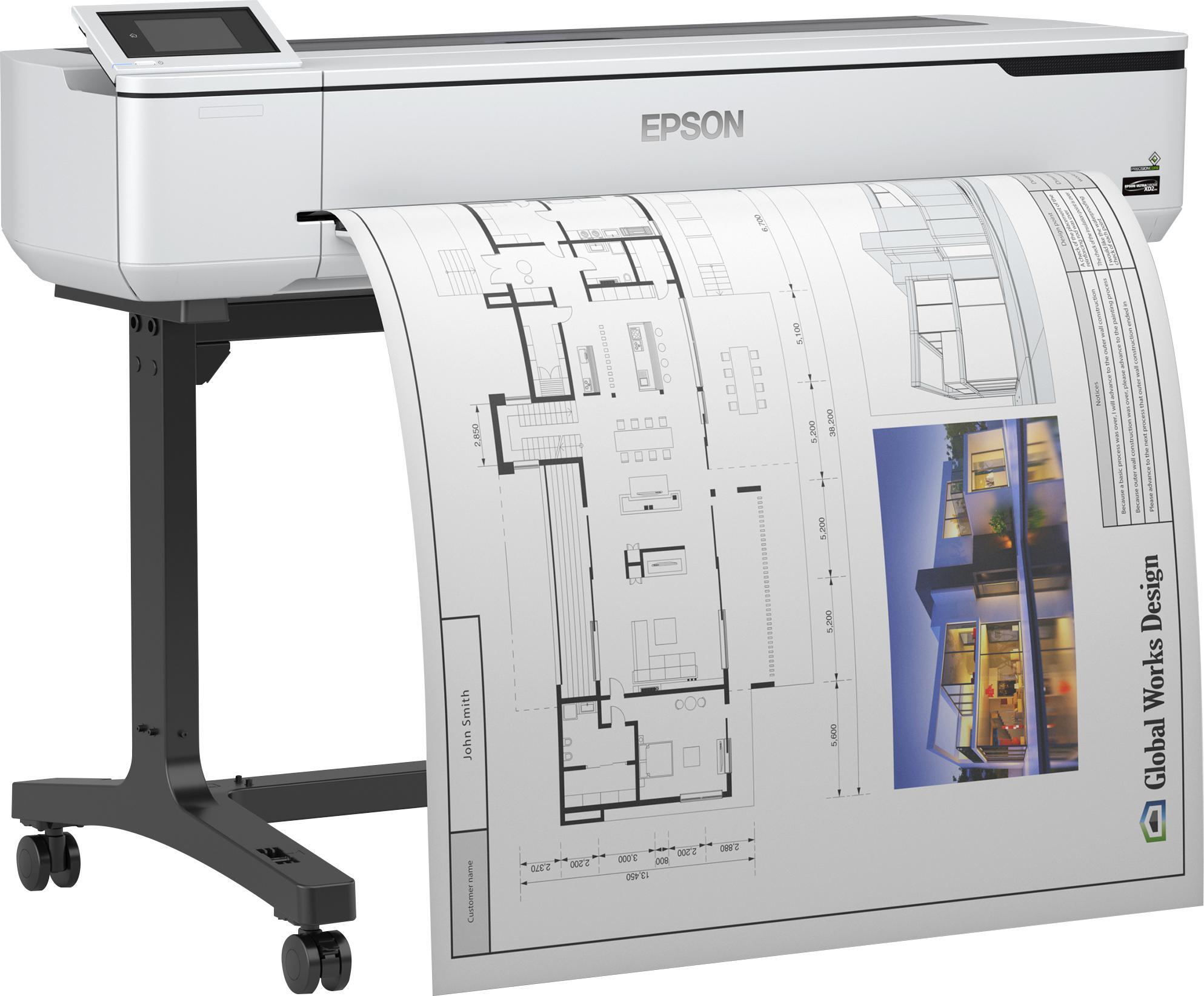 Epson - Impressora Epson SureColor SC-T5100 Grande Formato Wi-Fi