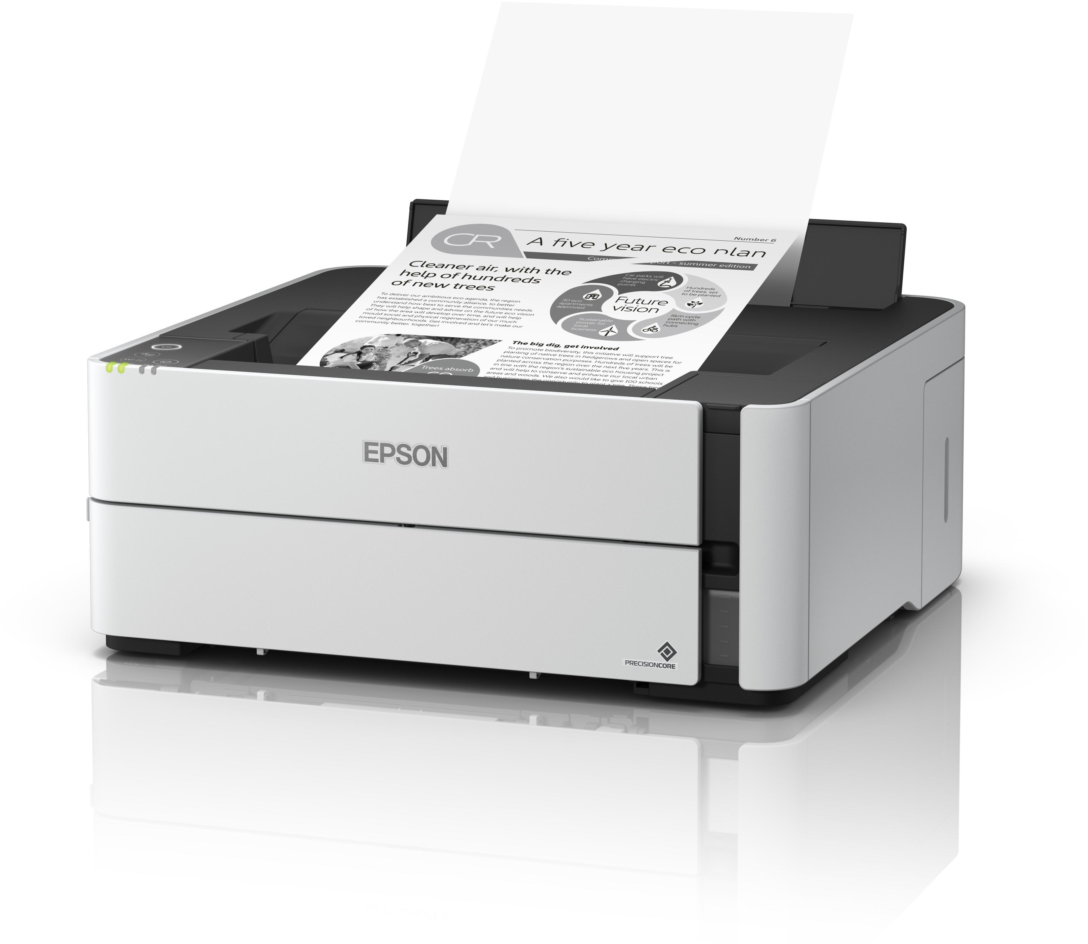 Epson - Impressora Epson EcoTank ET-M1180 Wi-Fi Monocromática