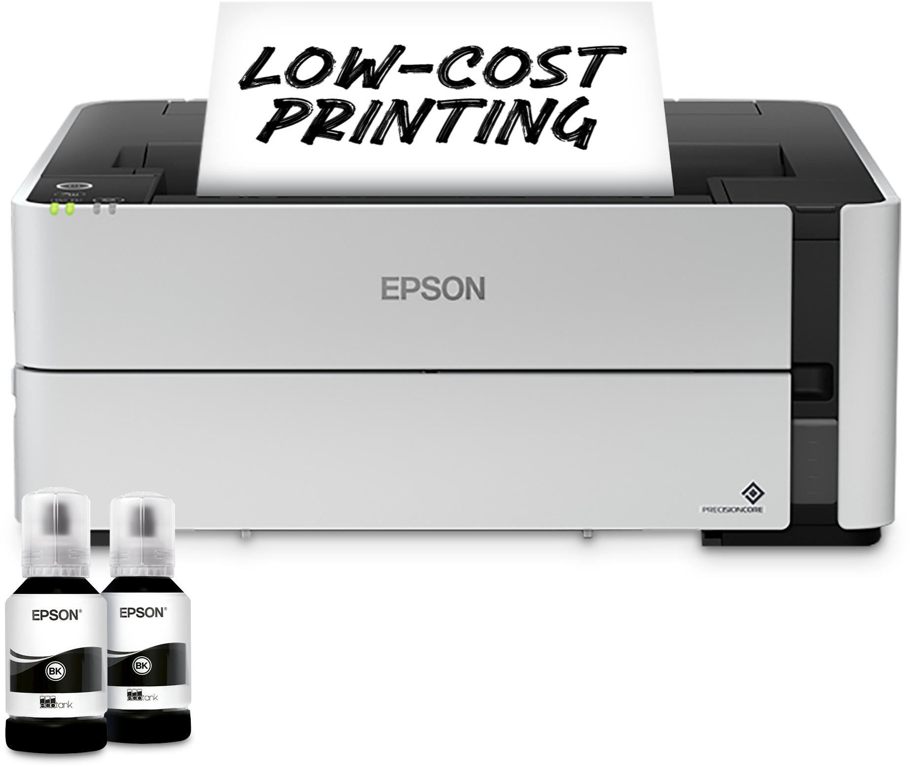 Epson - Impressora Epson EcoTank ET-M1170 Monocromática Wi-Fi
