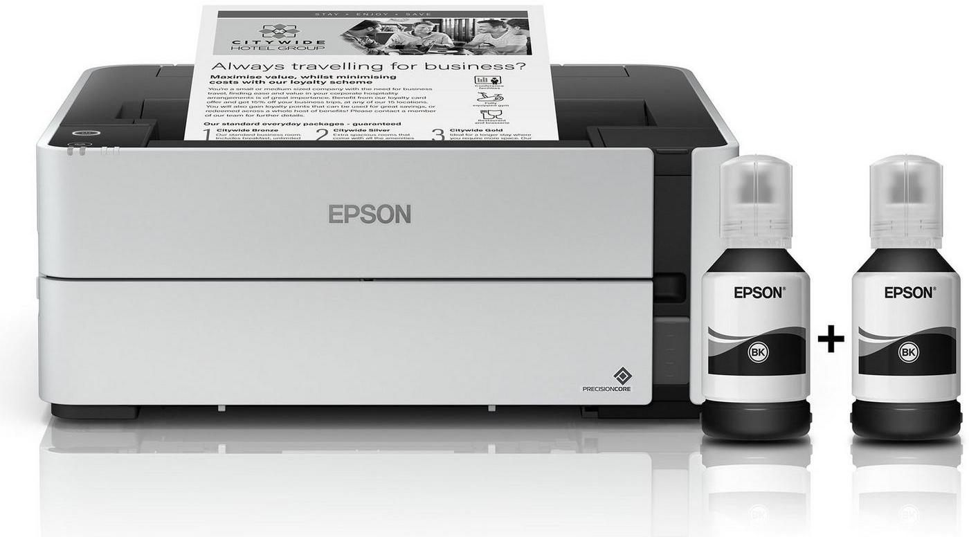 Epson - Impressora Epson EcoTank ET-M1170 Monocromática Wi-Fi