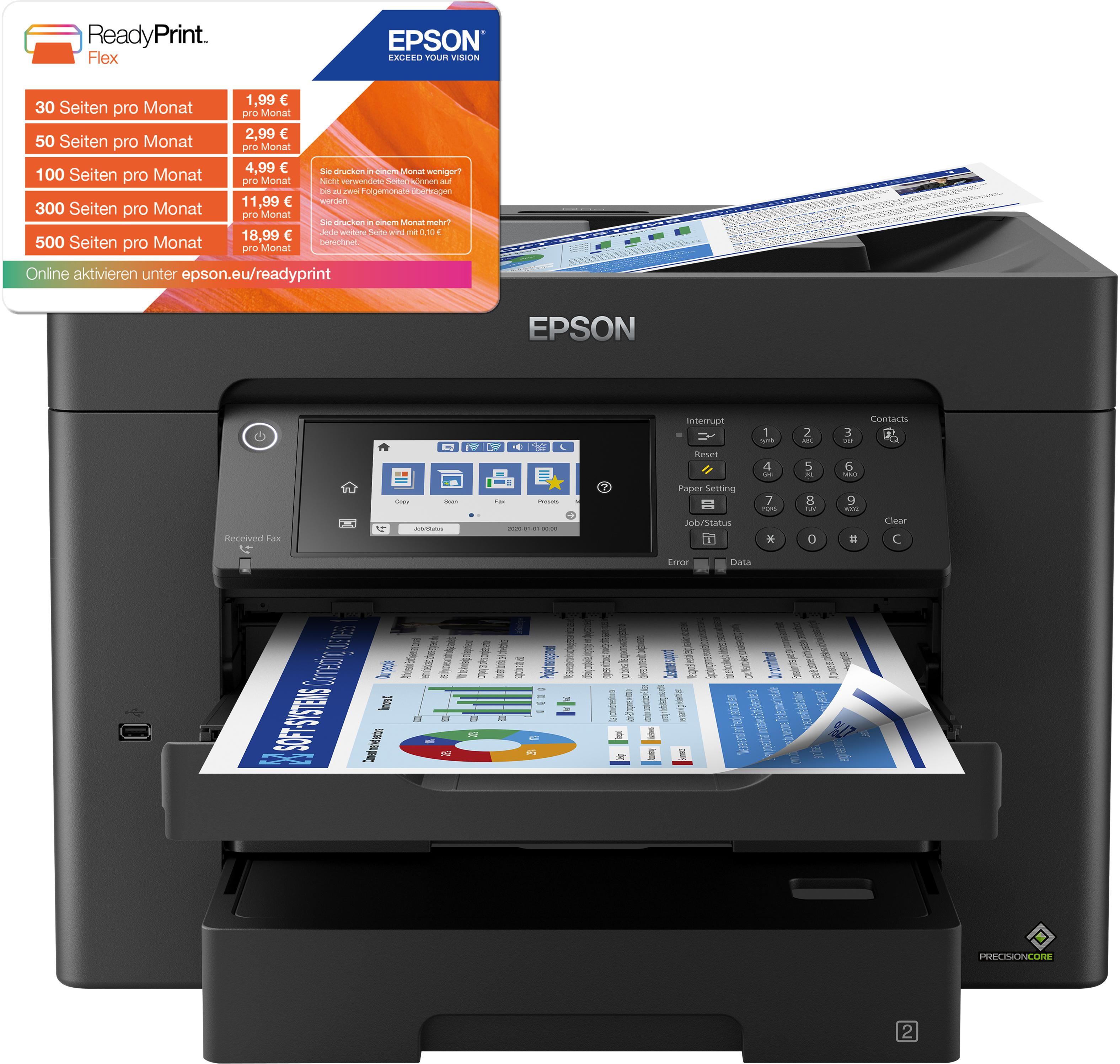 Epson - Multifunções Epson WorkForce Pro WF-7840 A3 Wi-Fi