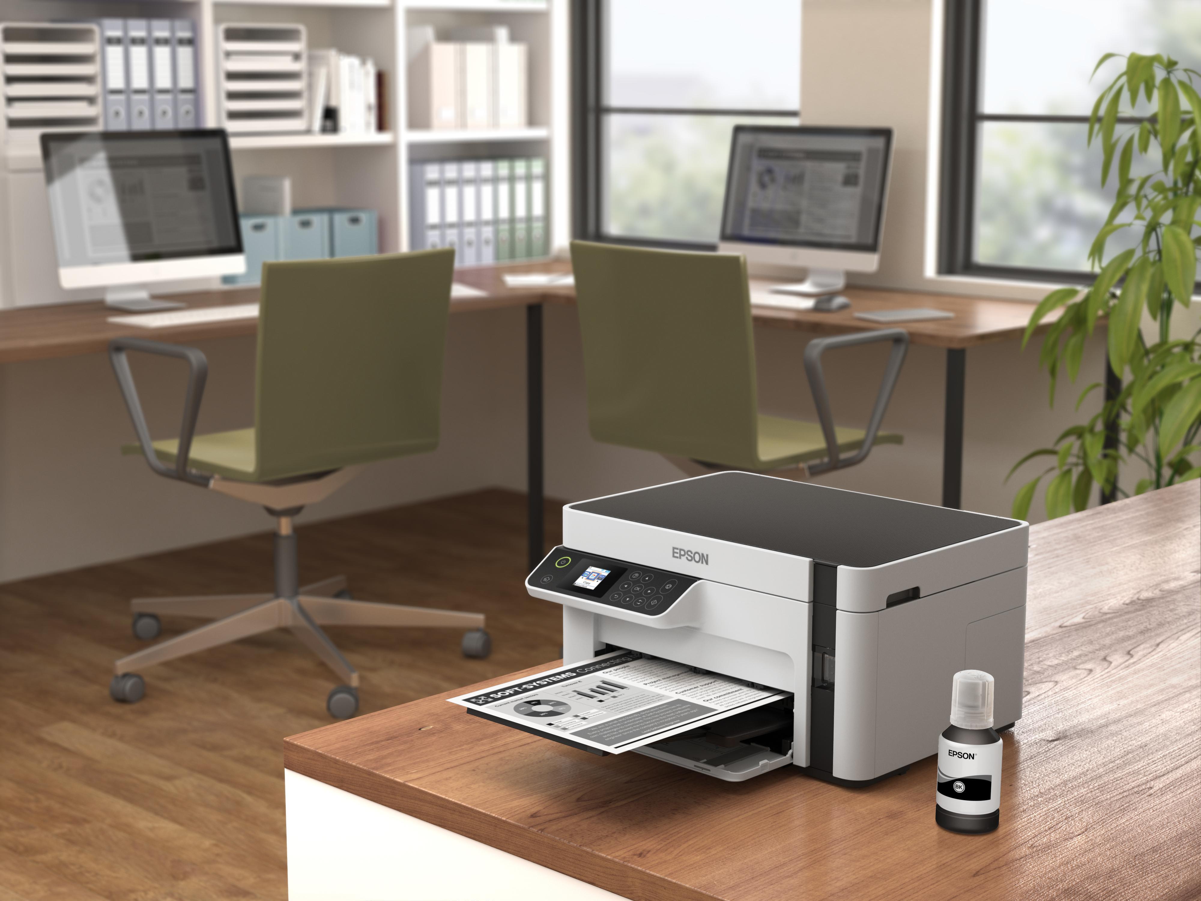 Epson - Multifunções Epson EcoTank ET-M2120 Monocromática Wi-Fi