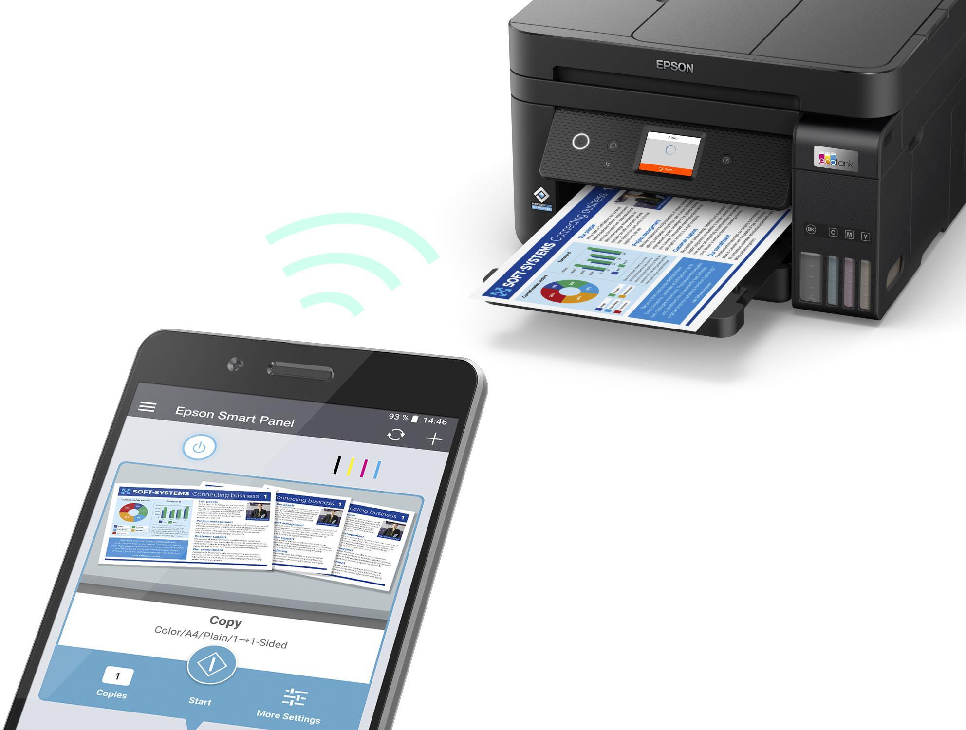 Epson - Multifunções Epson EcoTank ET-4850 Wi-Fi
