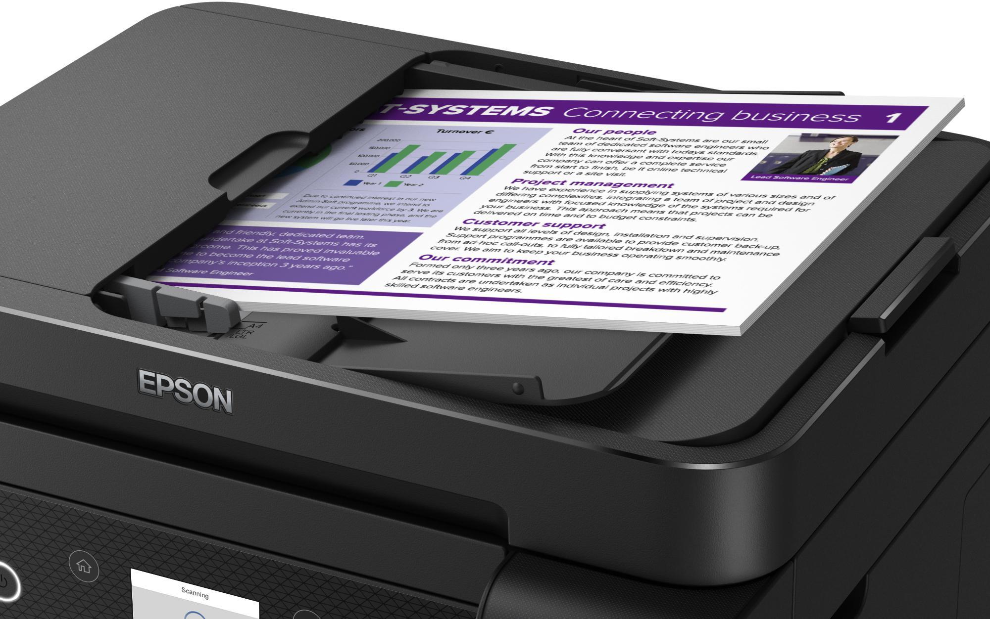 Epson - Multifunções Epson EcoTank ET-3850 Wi-Fi
