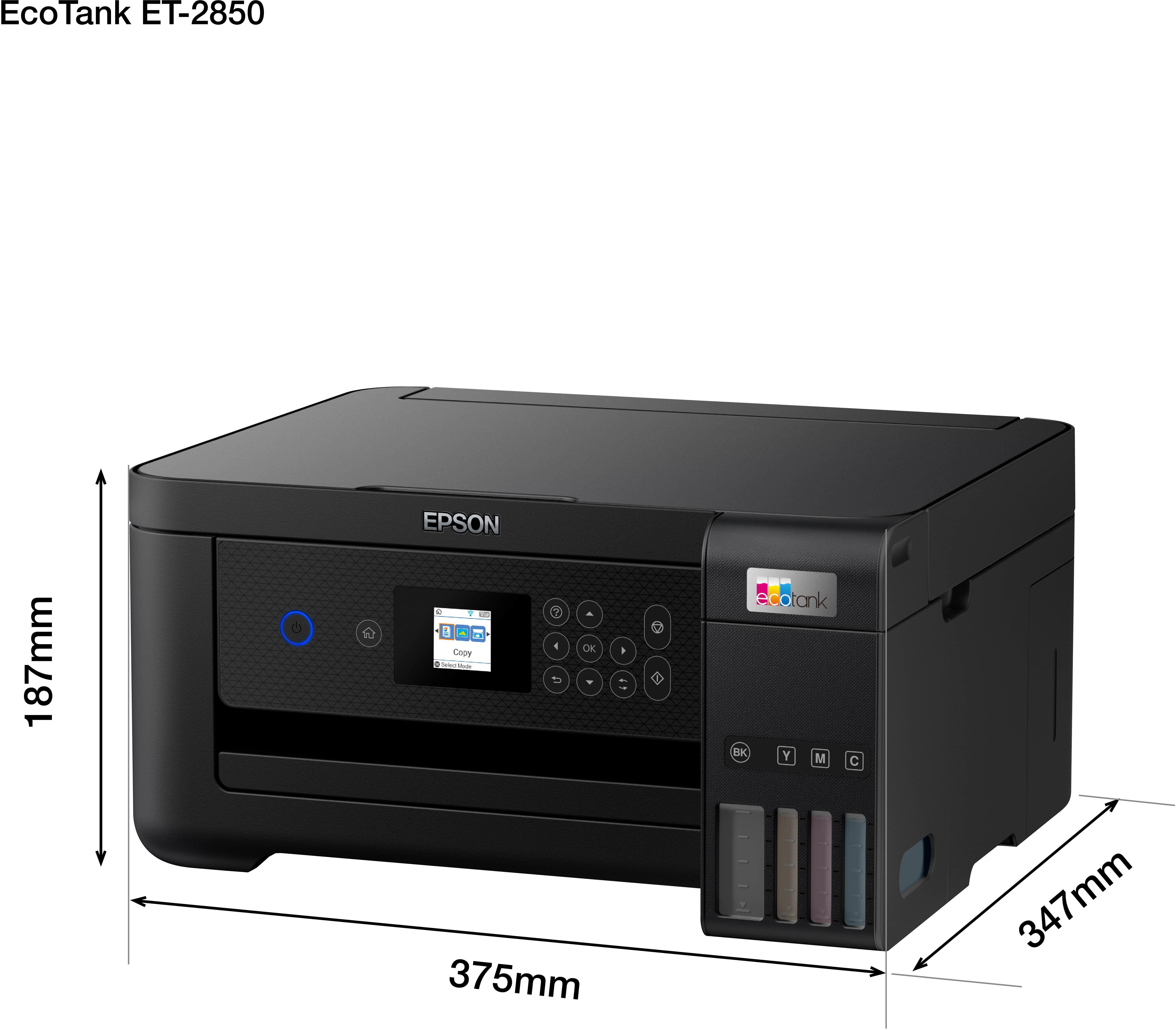Epson - Multifunções Epson EcoTank ET-2850 Wi-Fi