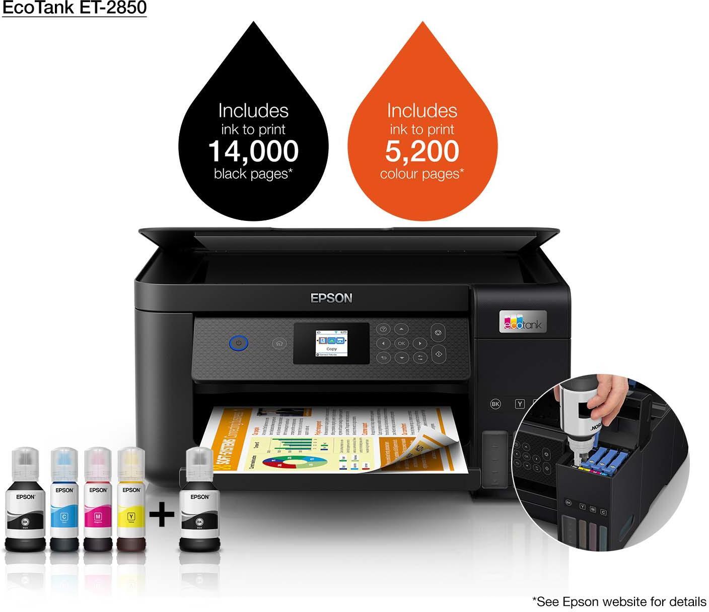 Epson - Multifunções Epson EcoTank ET-2850 Wi-Fi