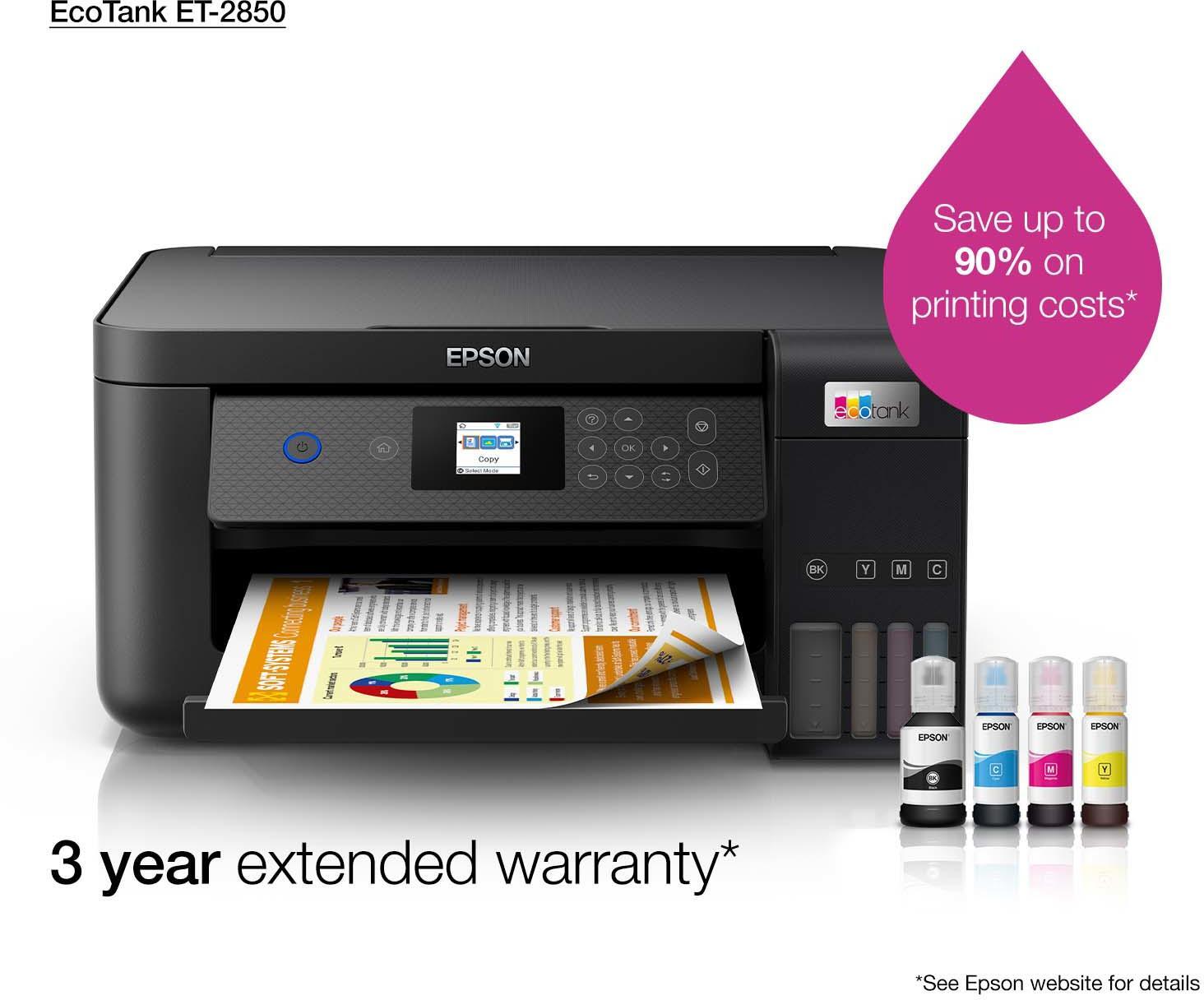 Epson - Multifunções Epson EcoTank ET-2850 Wi-Fi