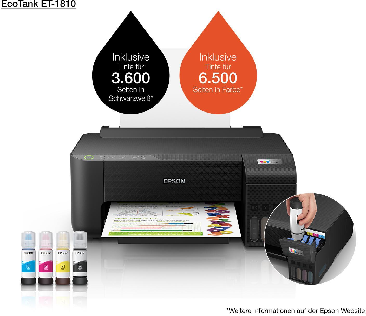 Epson - Impressora Epson EcoTank ET-1810 Wi-Fi