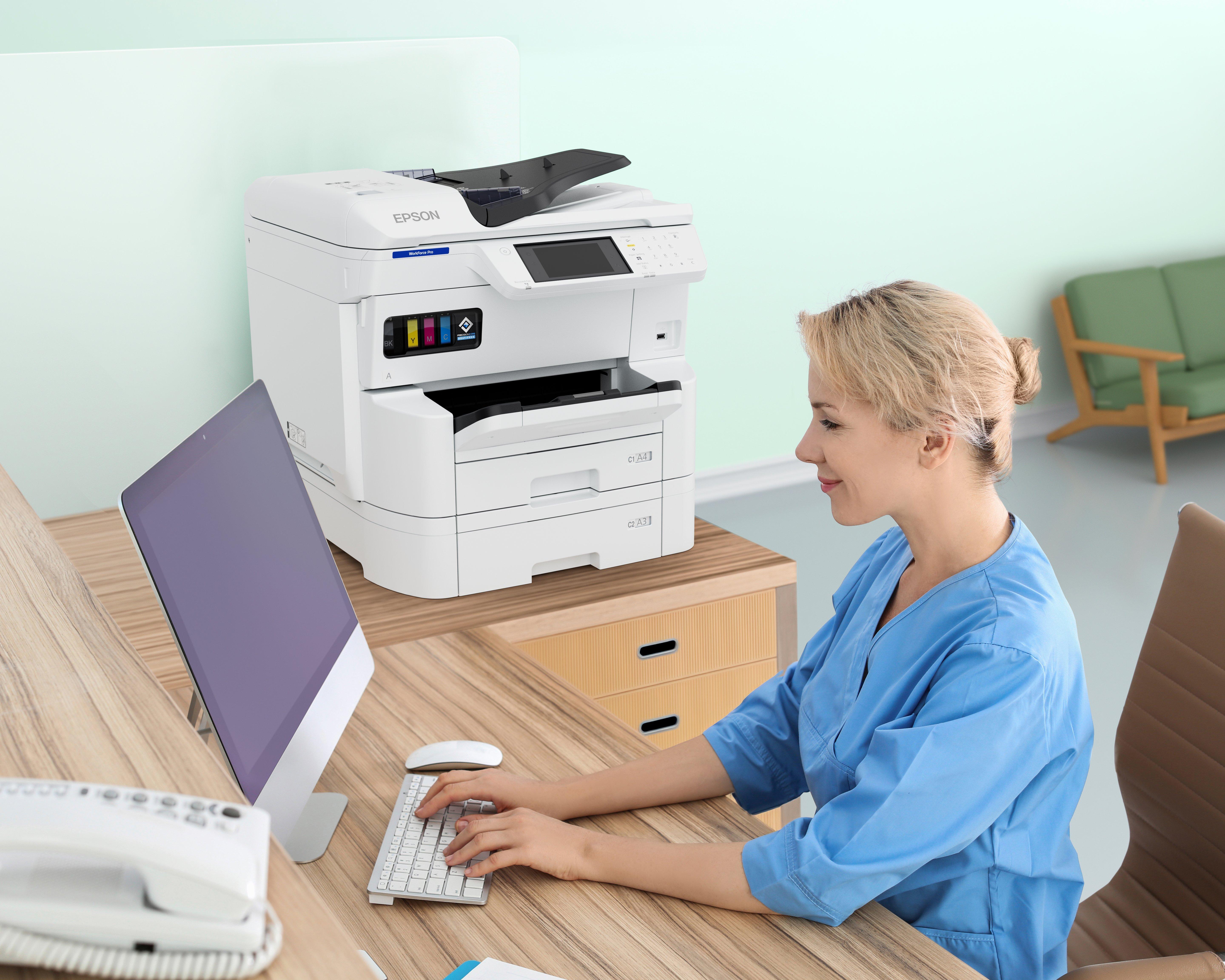 Epson - Multifunções Epson WorkForce Pro EM-C7100DWF Wi-Fi