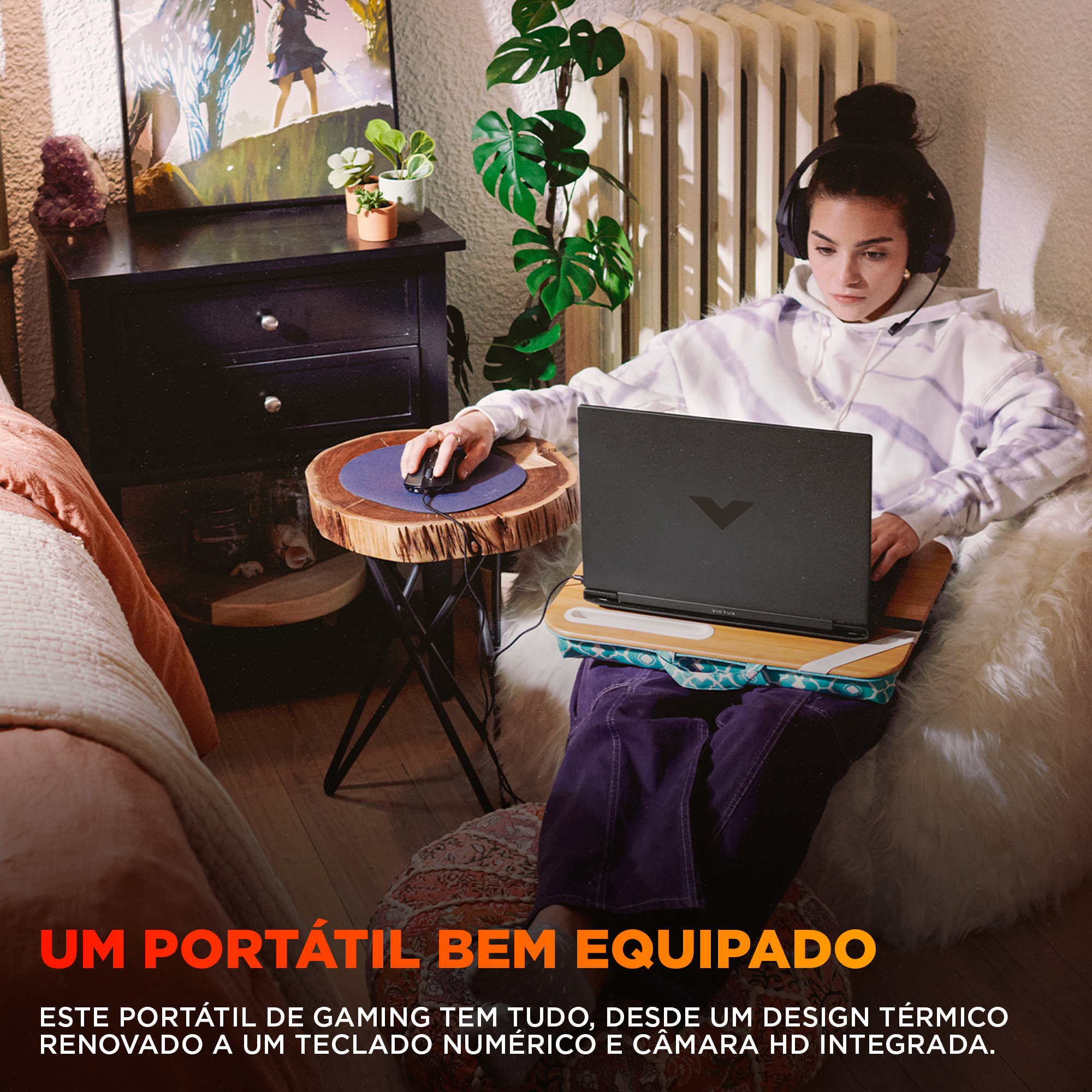 - Portátil HP Victus 15-fb3702np 15.6" R5 8645HS 16GB DDR5 512GB RTX 3050 144Hz