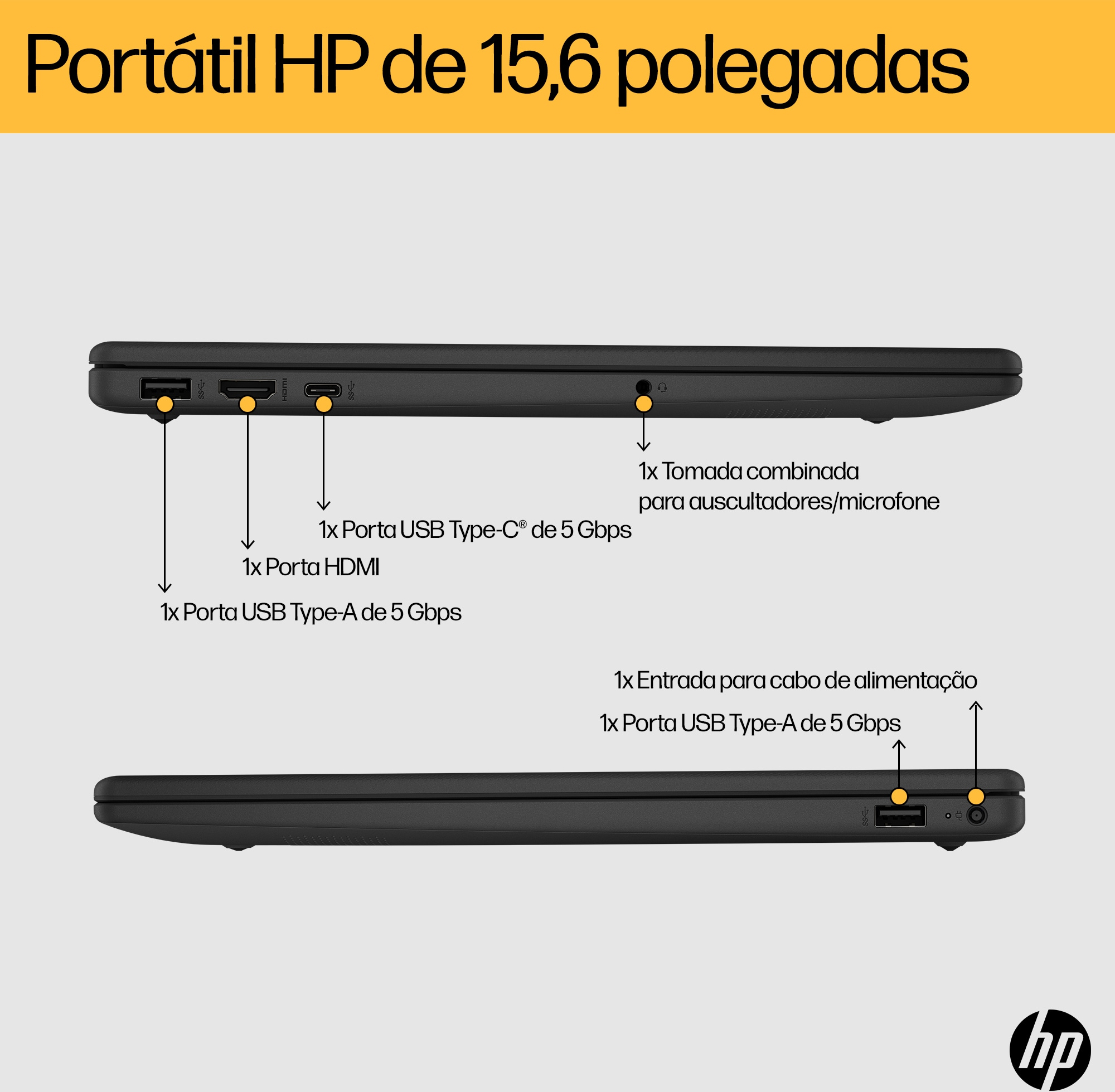 - Portátil HP 15-fc0091np 15.6" R7 7730U 32GB DDR5 1TB Radeon Graphics FHD