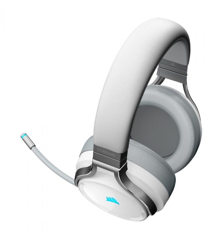 Corsair - Headsets Corsair Virtuoso RGB Wireless 7.1 Branco