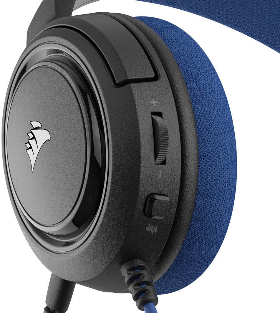 Corsair - Headsets Corsair HS35 Stereo Azul