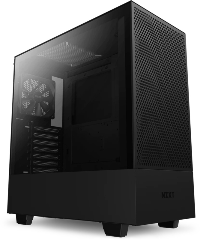 NZXT - Caixa ATX NZXT H510 Flow Preto Mate Vidro Temperado