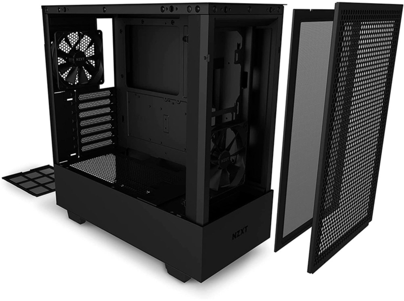 NZXT - Caixa ATX NZXT H510 Flow Preto Mate Vidro Temperado