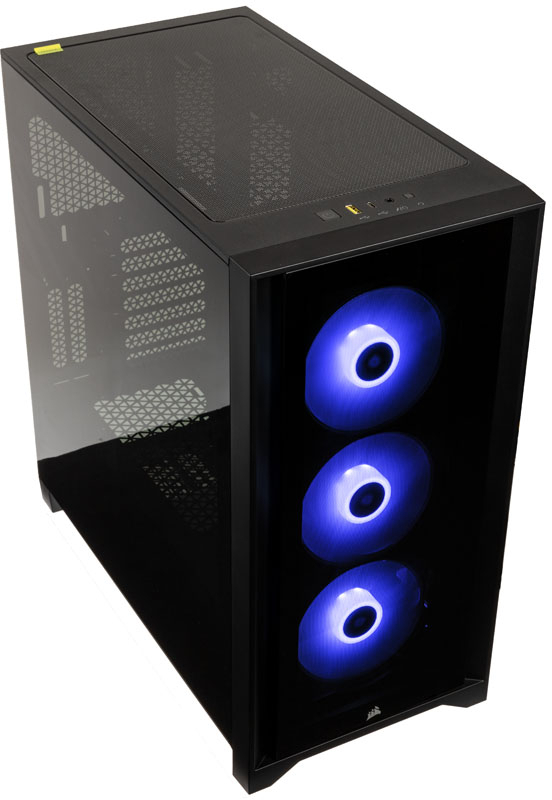 Corsair - ** B Grade ** Caixa E-ATX Corsair iCUE 4000X RGB Preto Vidro Temperado
