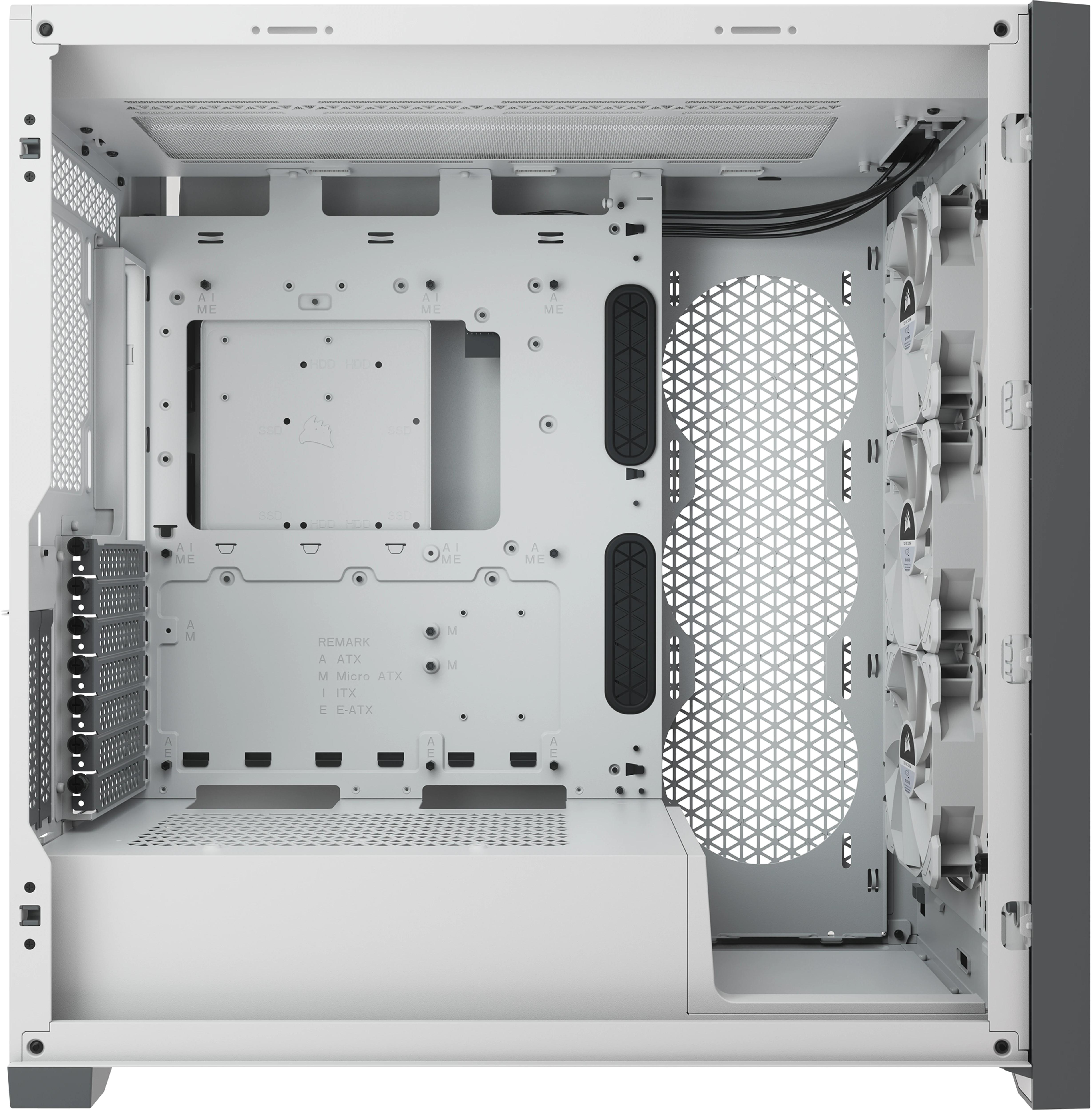 Corsair - ** B Grade ** Caixa E-ATX Corsair iCUE 5000X RGB Smart Branca Vidro Temperado