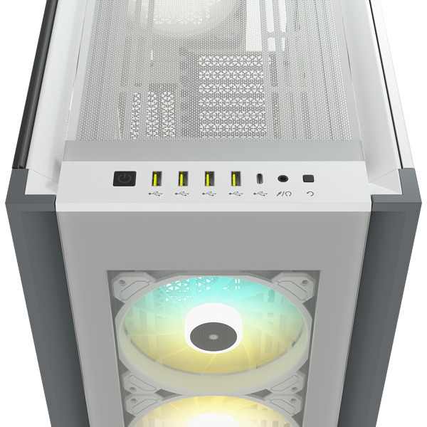 Corsair - Caixa E-ATX Corsair iCUE 7000X Airflow RGB Smart Branco Vidro Temperado