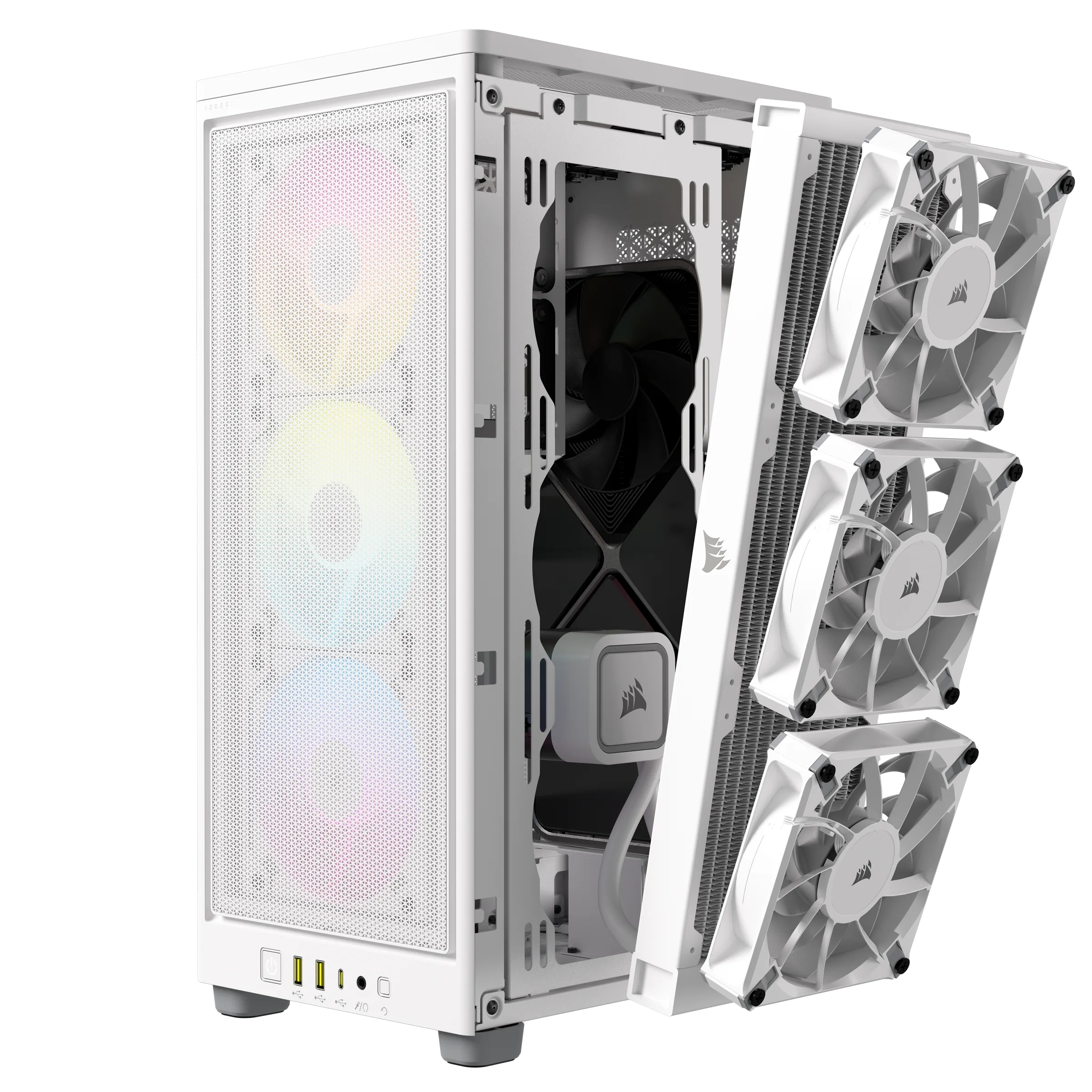 Corsair - Caixa Mini-ITX Corsair iCUE 2000D RGB Airflow Branco