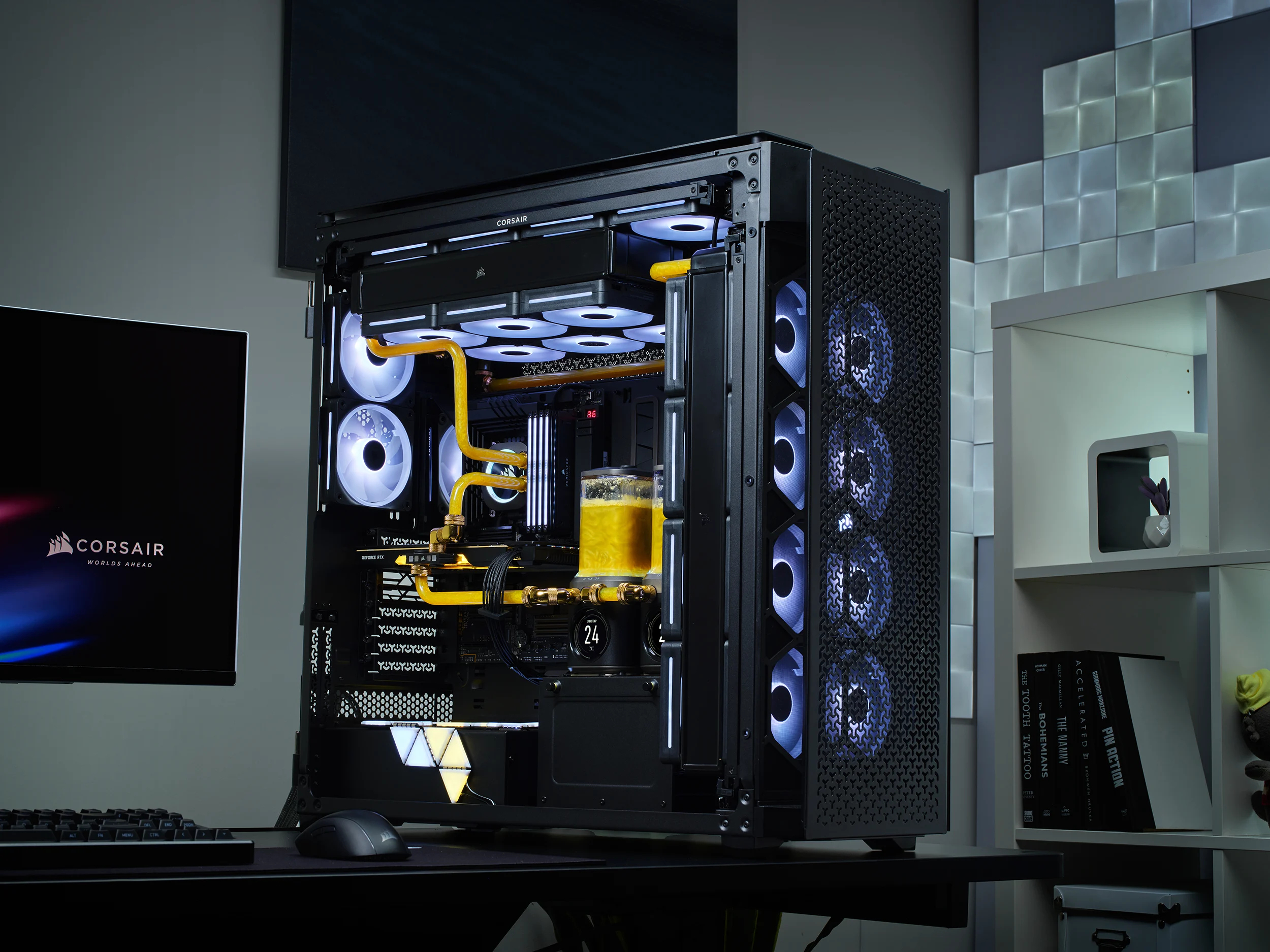 Corsair - Caixa E-ATX Corsair 9000D RGB Airflow Preta Vidro Temperado