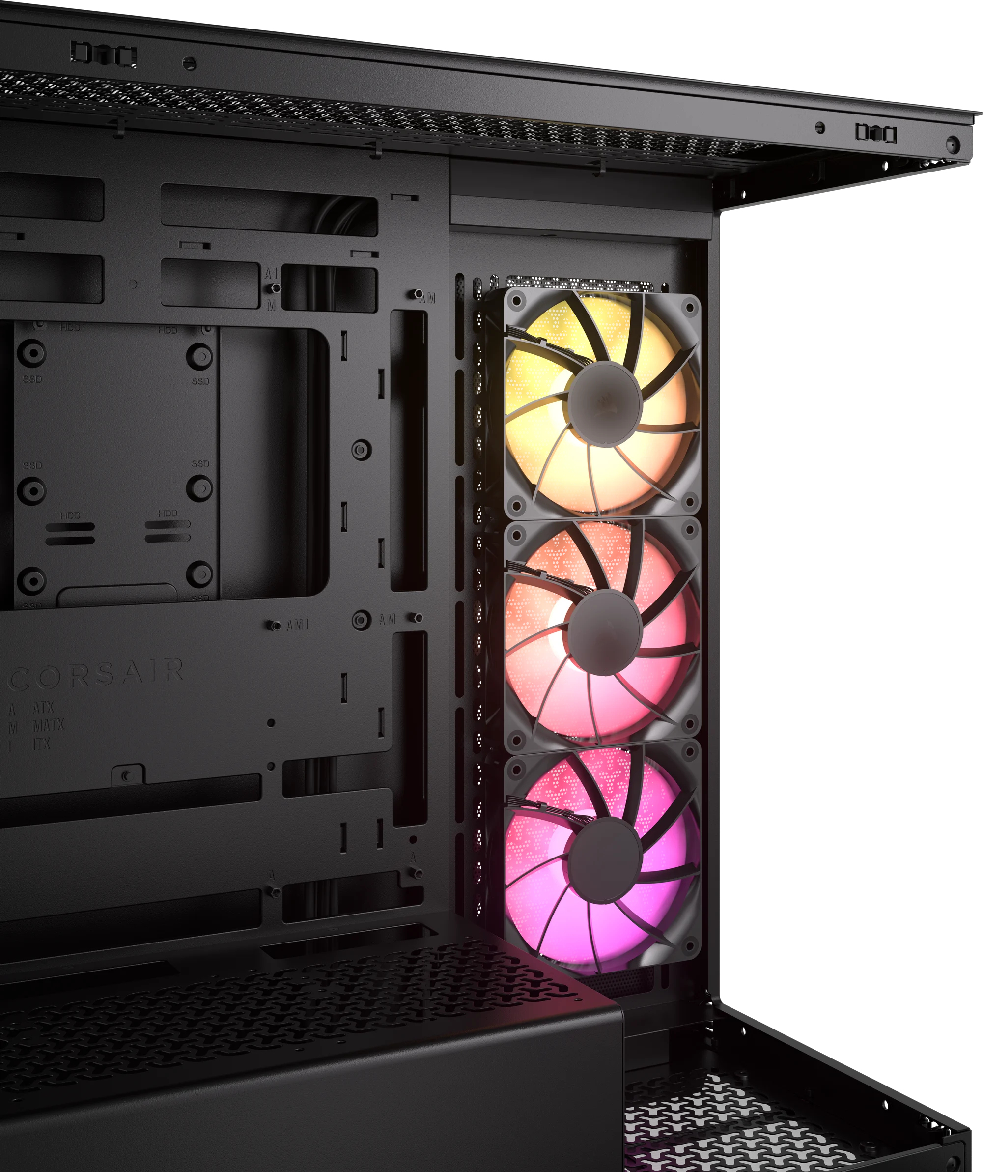 Corsair - Caixa ATX Corsair 3500X ARGB Preta Vidro Temperado