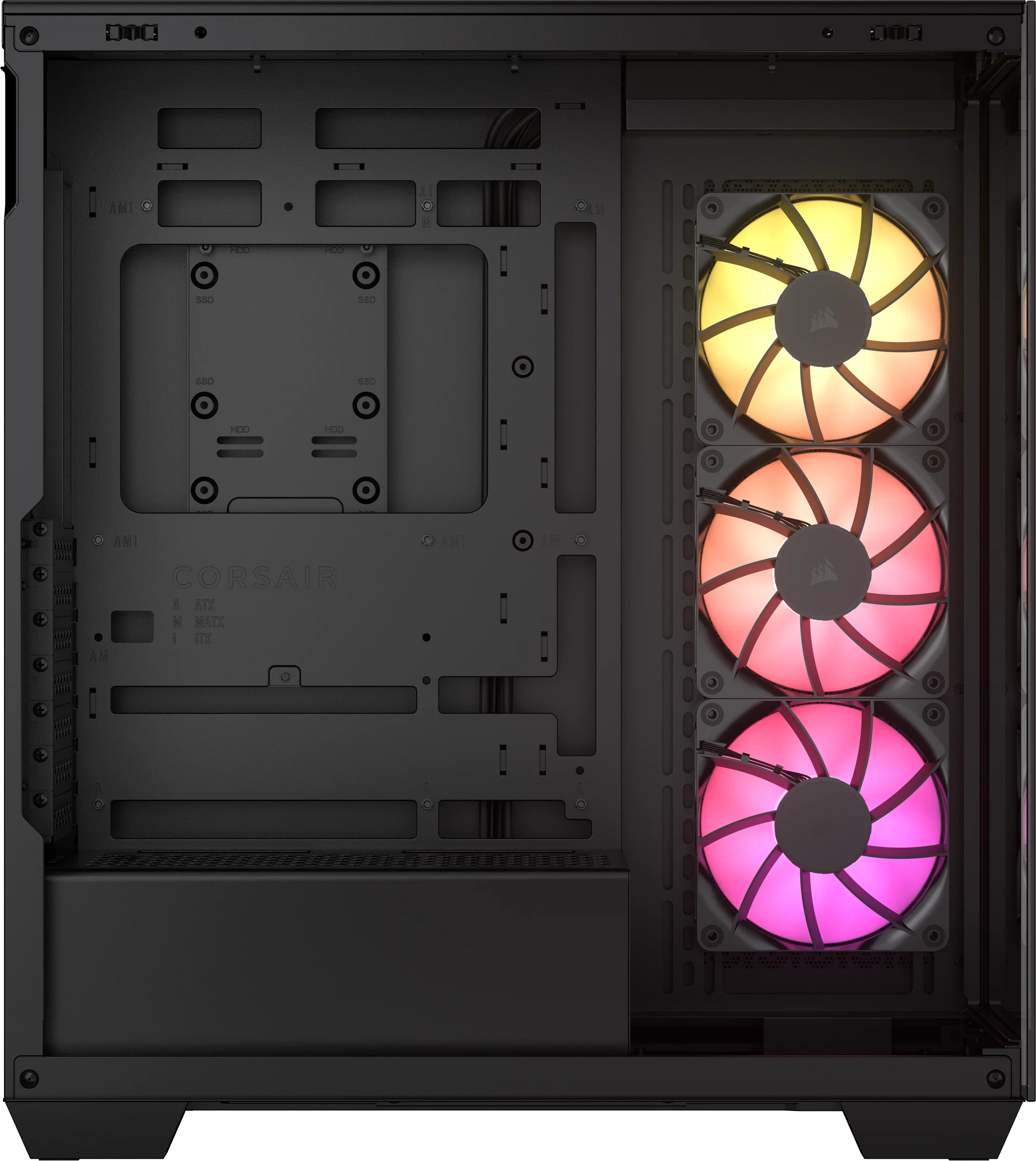 Corsair - Caixa ATX Corsair 3500X ARGB Preta Vidro Temperado