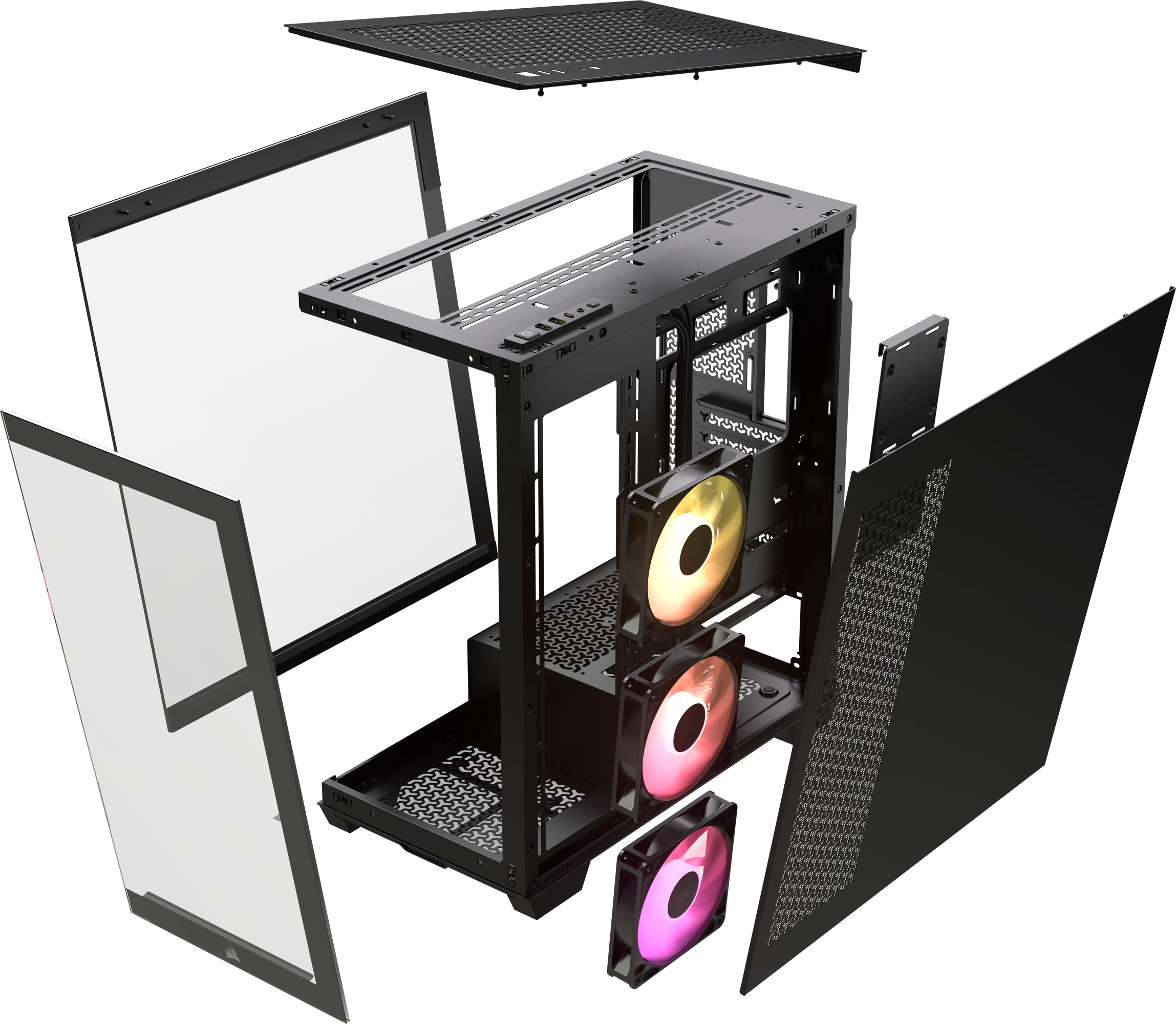 Corsair - Caixa ATX Corsair 3500X ARGB Preta Vidro Temperado