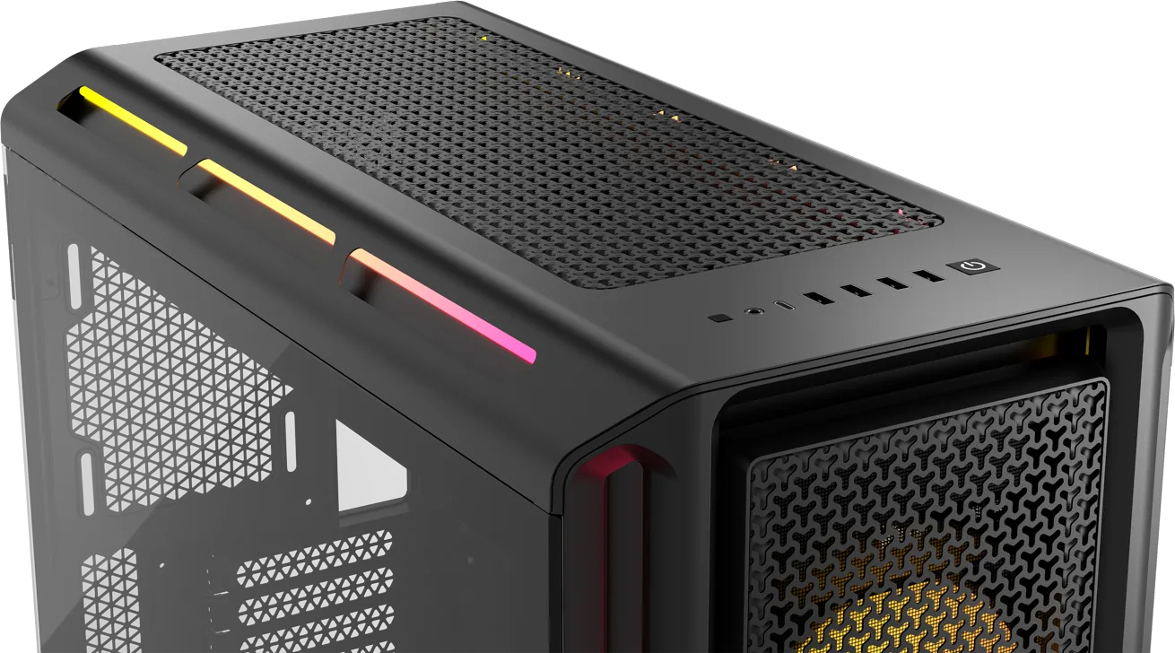 Corsair - Caixa E-ATX Corsair 5000T LX ARGB Preto Vidro Temperado