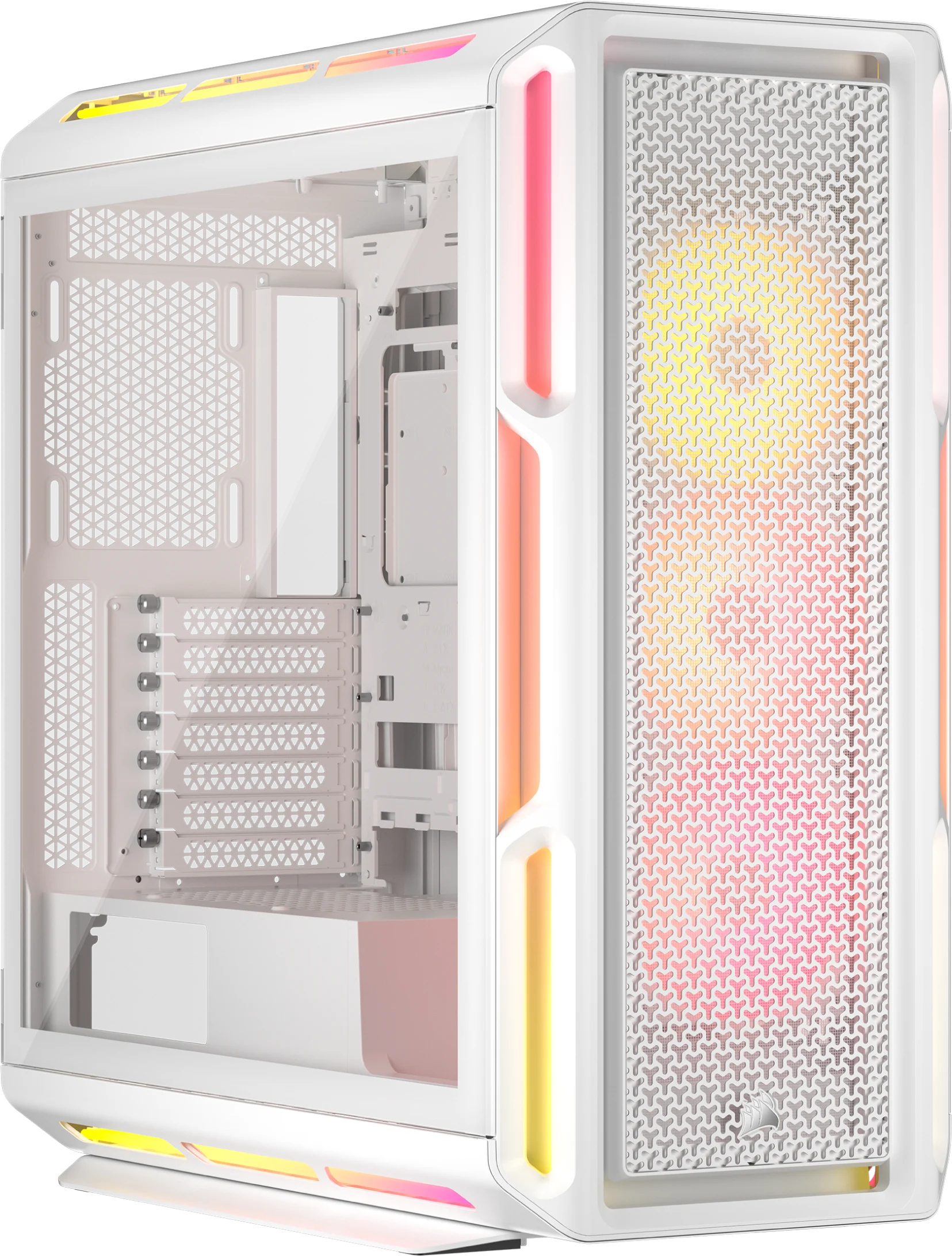 Corsair - Caixa E-ATX Corsair 5000T LX ARGB Branca Vidro Temperado